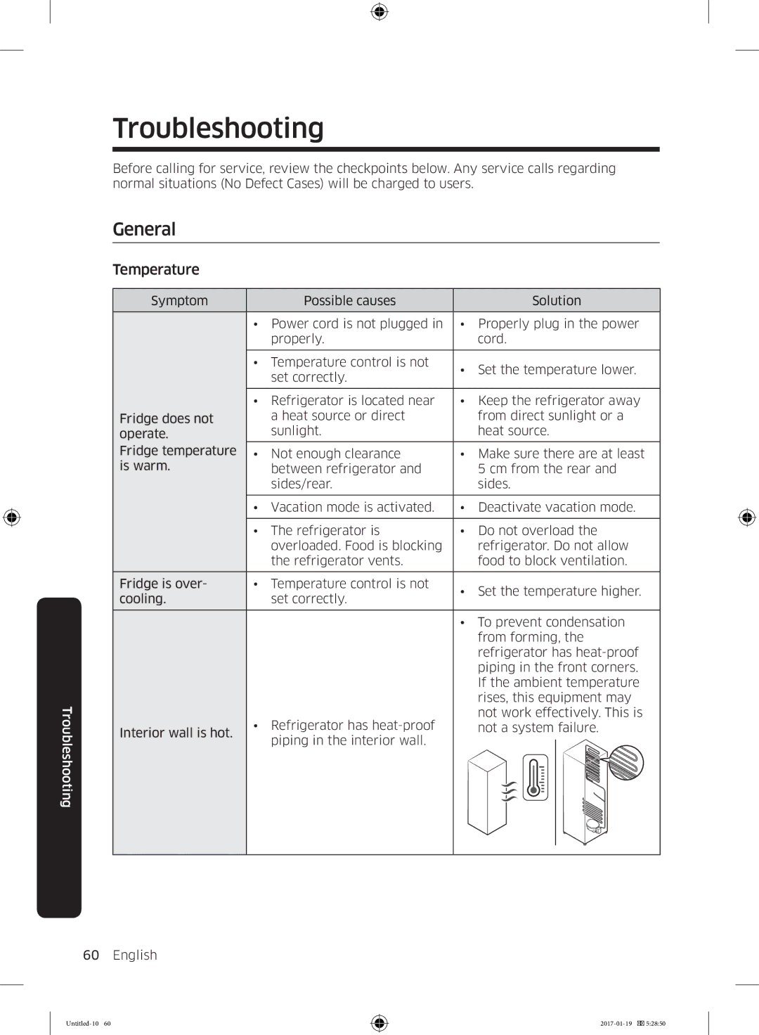 Samsung RR39M7130WW/EF, RR39M7130S9/EF manual General, Temperature 