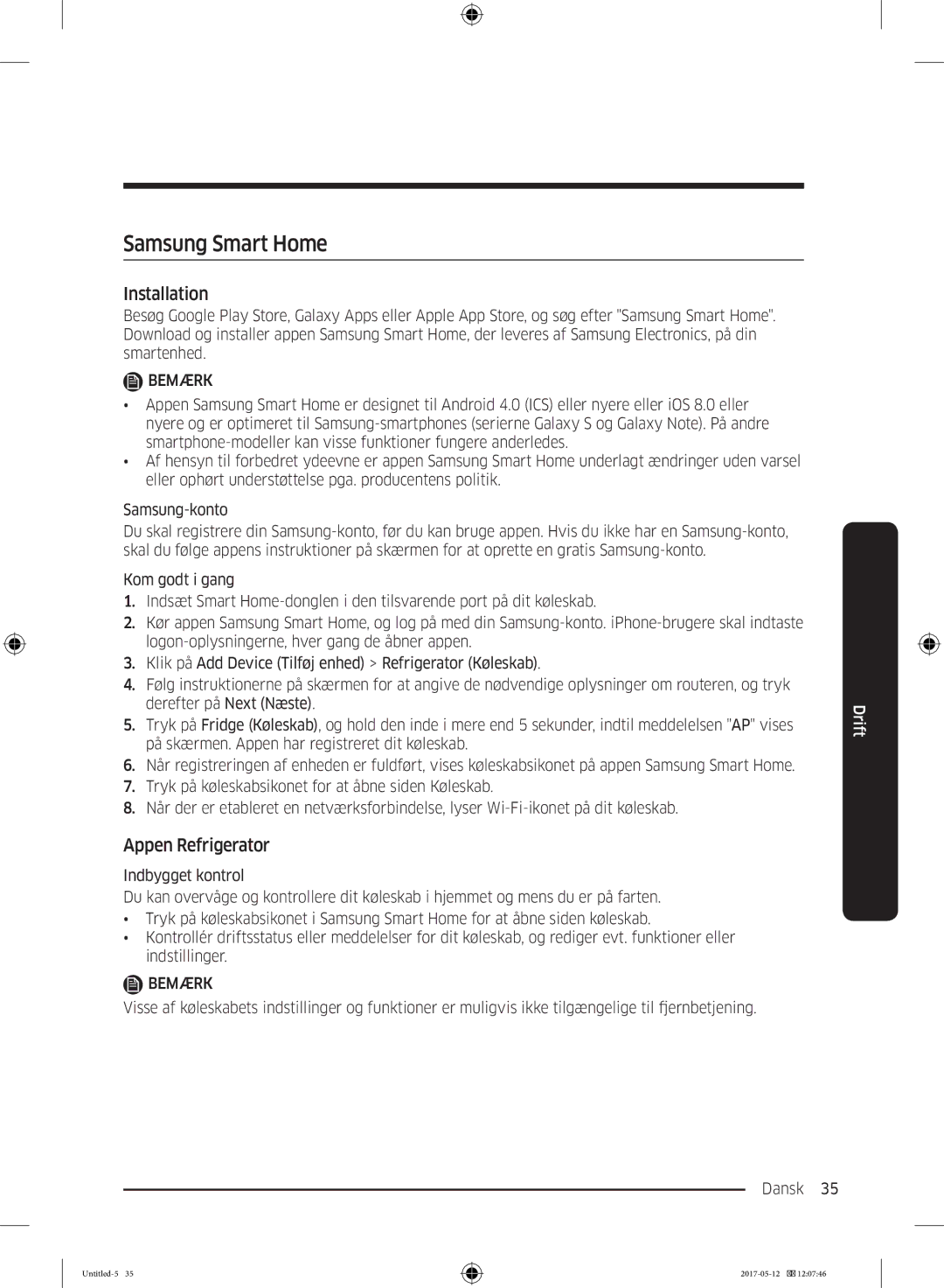 Samsung RR39M70557F/EE, RR39M7565WW/EE, RR39M7565BC/EE, RR39M75257F/EE, RR39M7525WW/EE Samsung Smart Home, Appen Refrigerator 