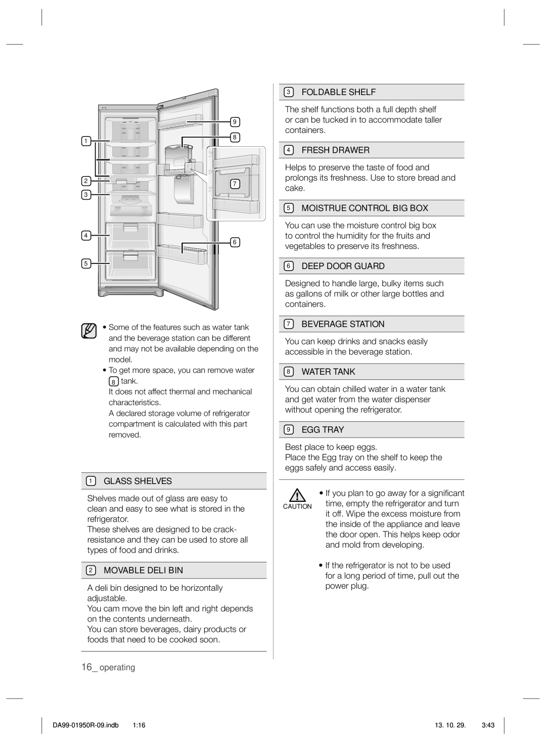 Samsung RR82WEIS1/XEO, RR82PHIS1/XEO manual Beverage Station 