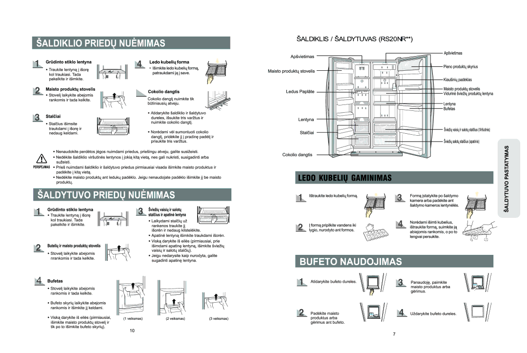 Samsung RS20CRPS5/BWT, RS20CRMB5/BWT, RS20CRVB5/BWT manual 