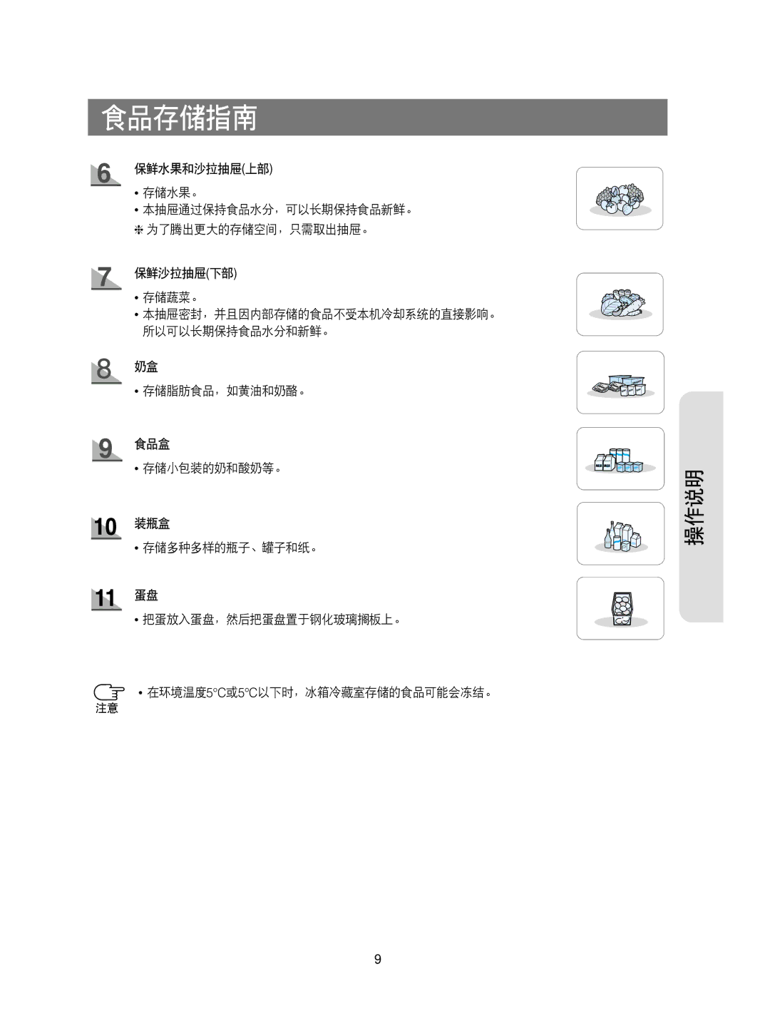 Samsung RS20CCMS5/XEH, RS20NRSV5/XEF, RS20CCSV5/XEH, RS20CCSV5/XES manual 本抽屉密封，并且因内部存储的食品不受本机冷却系统的直接影响。 所以可以长期保持食品水分和新鲜。 