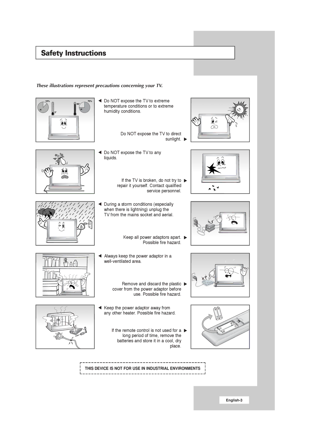 Samsung RS21ASSOW/ILC, RS21ASSSW/EDC, 211MP, RS21ASSOW/EDC manual Safety Instructions 