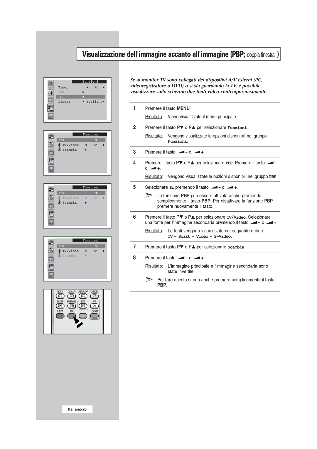 Samsung RS21ASSSW/EDC manual Italiano-28 