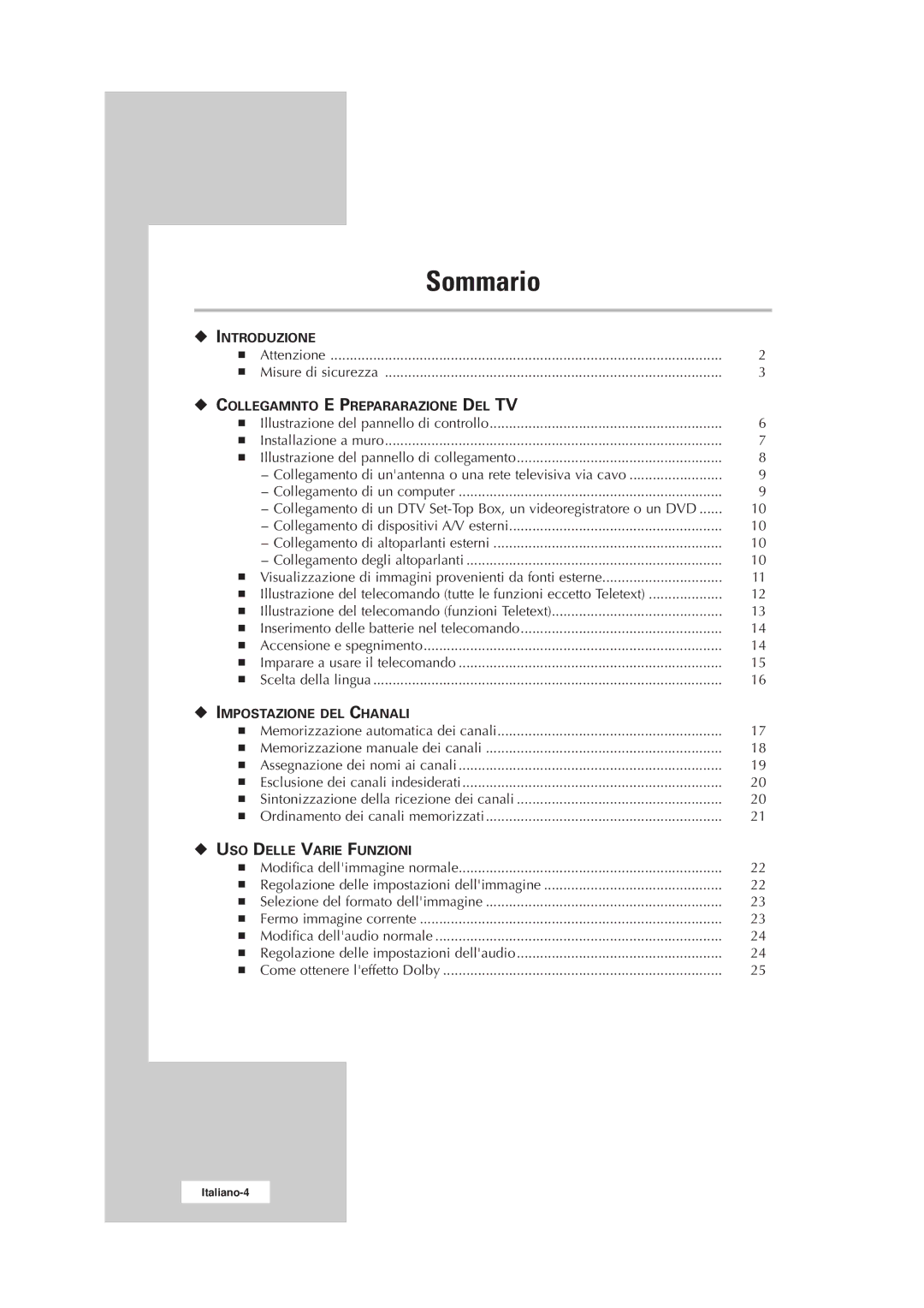 Samsung RS21ASSSW/EDC manual Sommario 