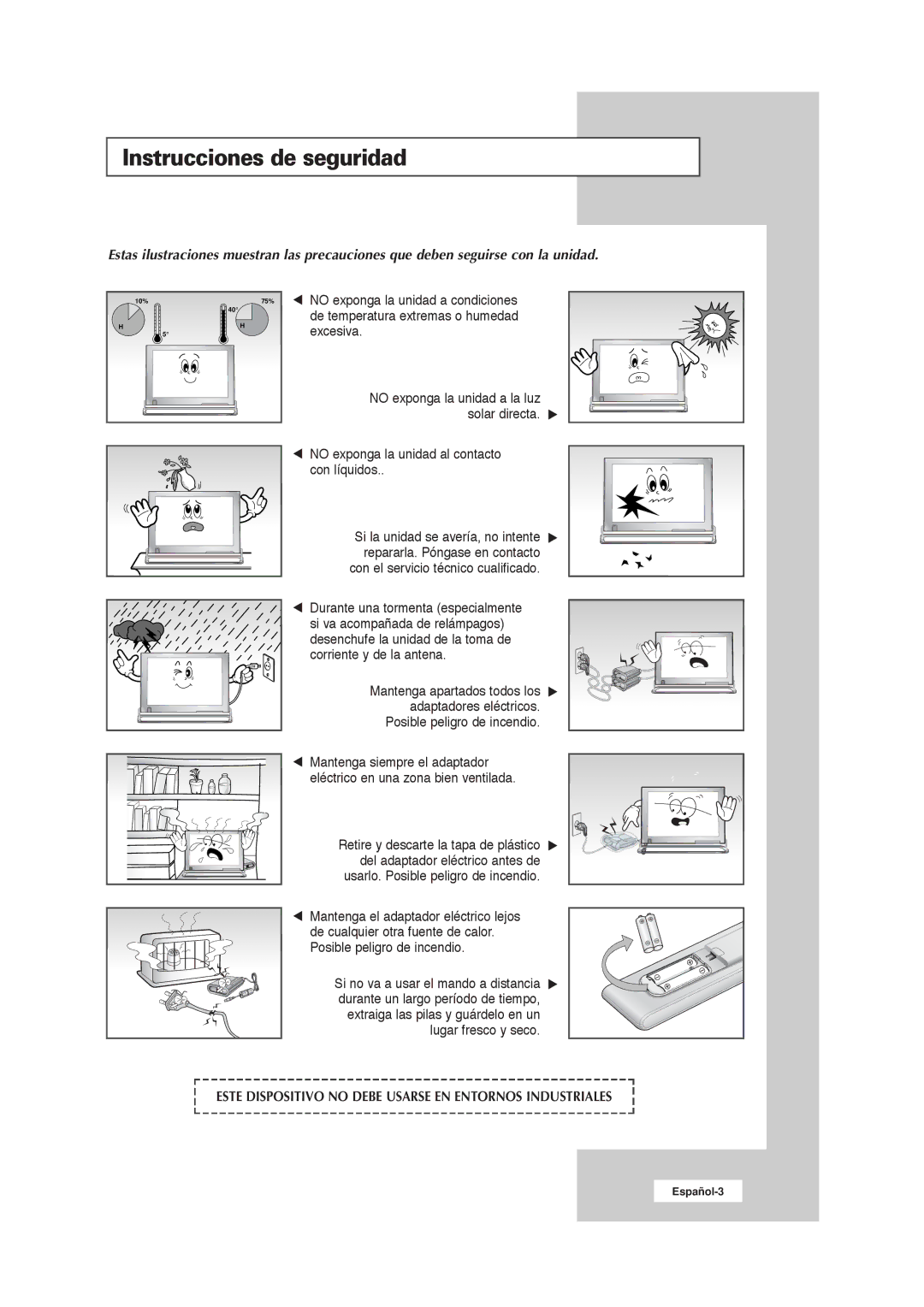 Samsung RS21ASSSW/EDC manual Instrucciones de seguridad 