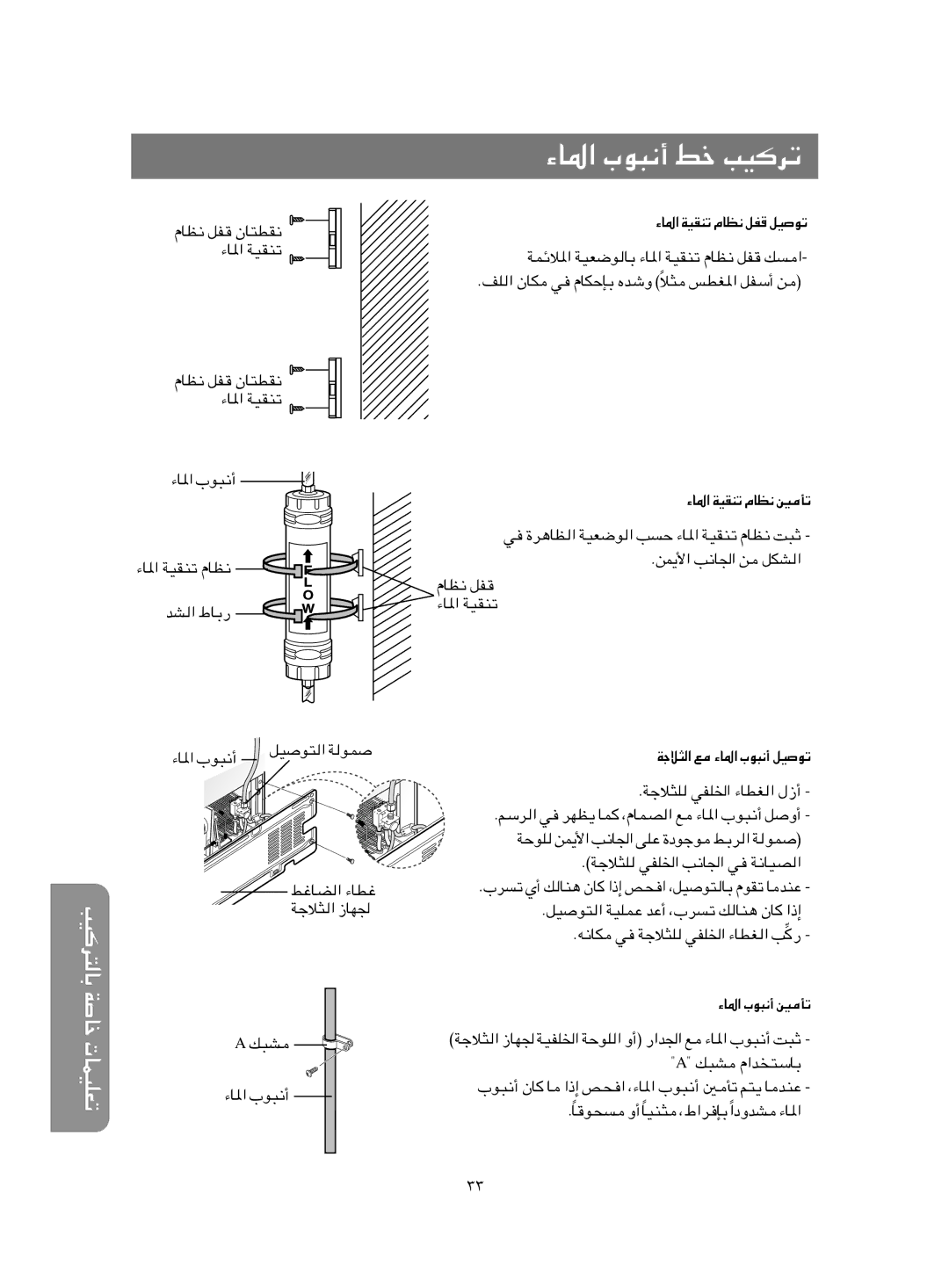 Samsung RS21FASW1/MOH manual ÆrÝd « w dNE¹ UL ¨ÂULB « l ¡U*« »u³½√ q, ÆWłöK wHK« V½U« w W½UOB «, WłöK wHK« ¡UDG « V= 