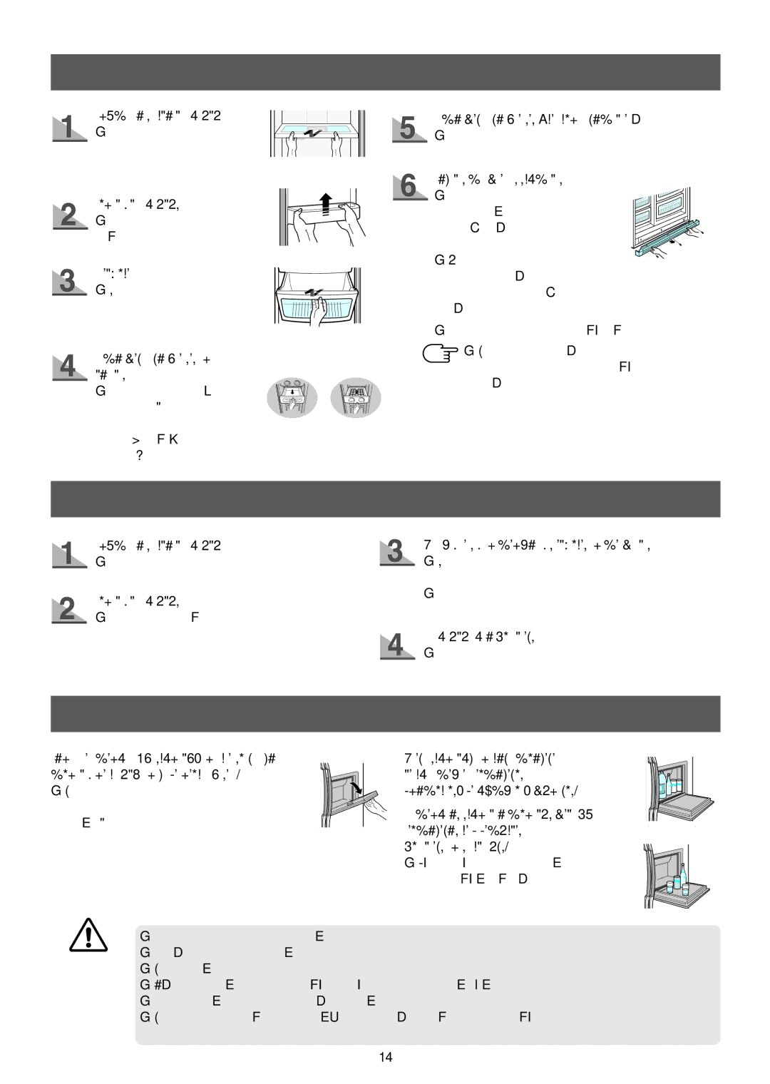 Samsung RS21NLMR1/BWT, RS21FGRS1/XEK, RS21FLBG1/XEK manual Ðaldymo Kameros Priedø Iðëmimas, Ðaldytuvo Kameros Priedø Iðëmimas 