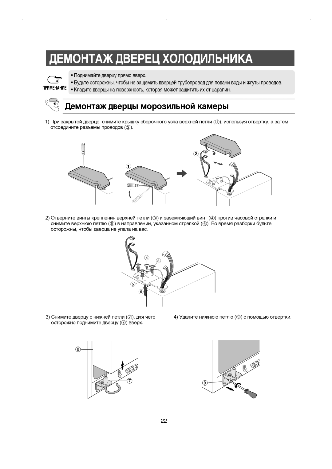 Samsung RS21KLBG1/XEK, RS21FGRS1/XEK, RS21FLBG1/XEK manual ÑÖåéçíÄÜ ÑÇÖêÖñ ïéãéÑàãúçàäÄ, Ñâïóìú‡Ê ‰‚Âˆ˚ Ïóóáëî¸Ìóè Í‡Ïâ˚ 