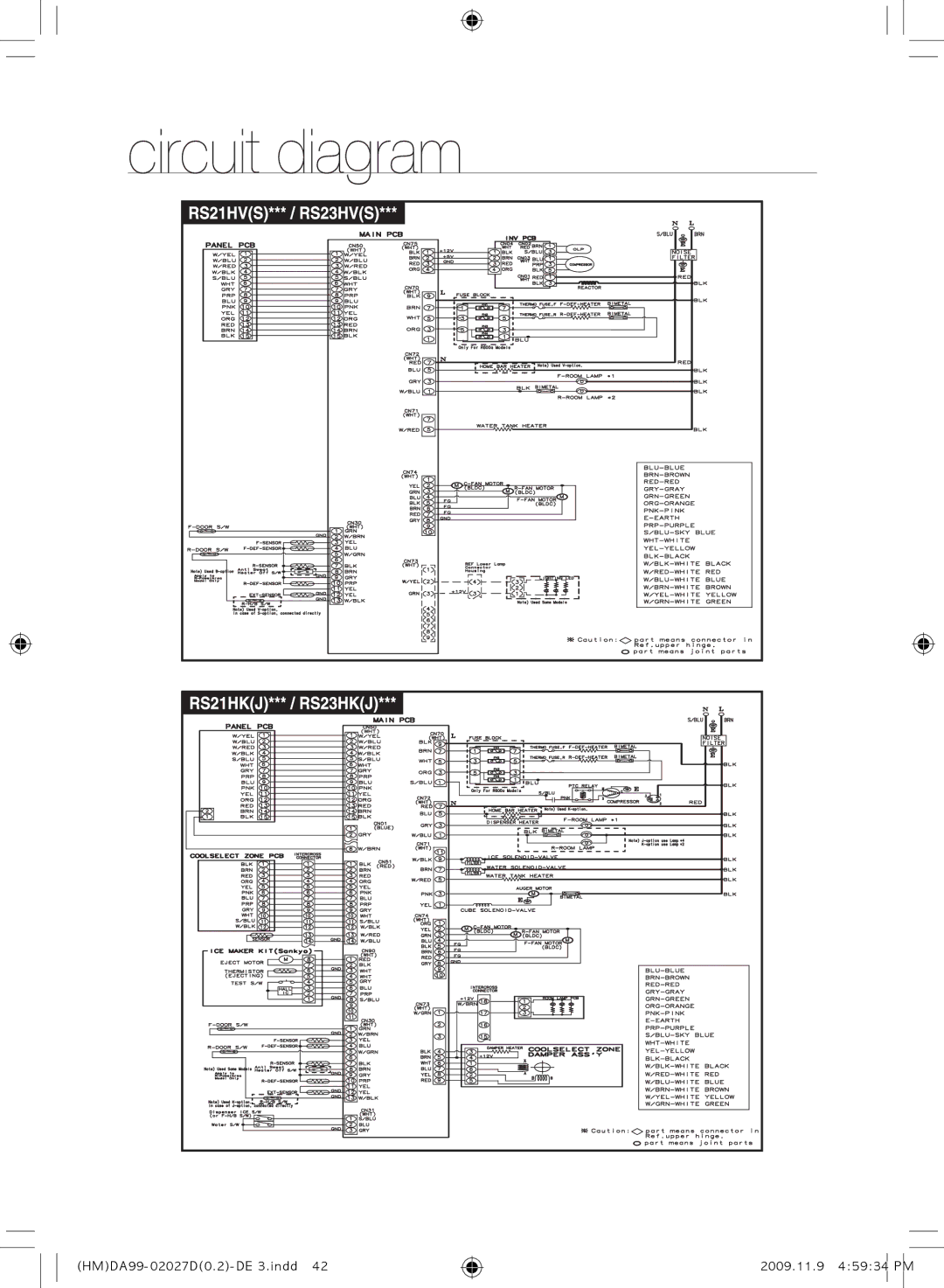 Samsung RS21HYXNA1/XEF manual HMDA99-02027D0.2-DE 3.indd 2009.11.9 45934 PM 