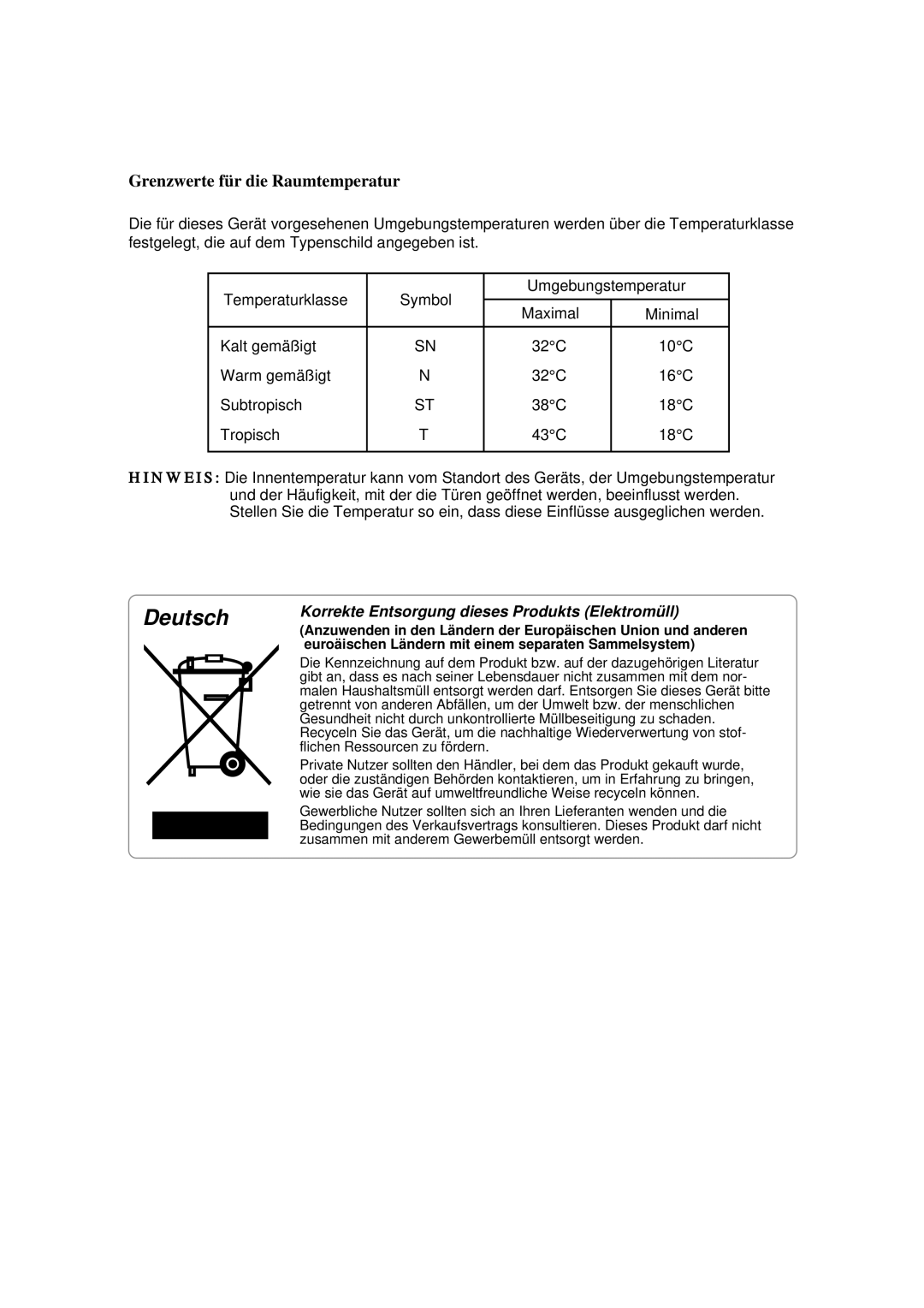 Samsung RS21WANS1/XEG, RS21KPSM1/XEG manual Deutsch 