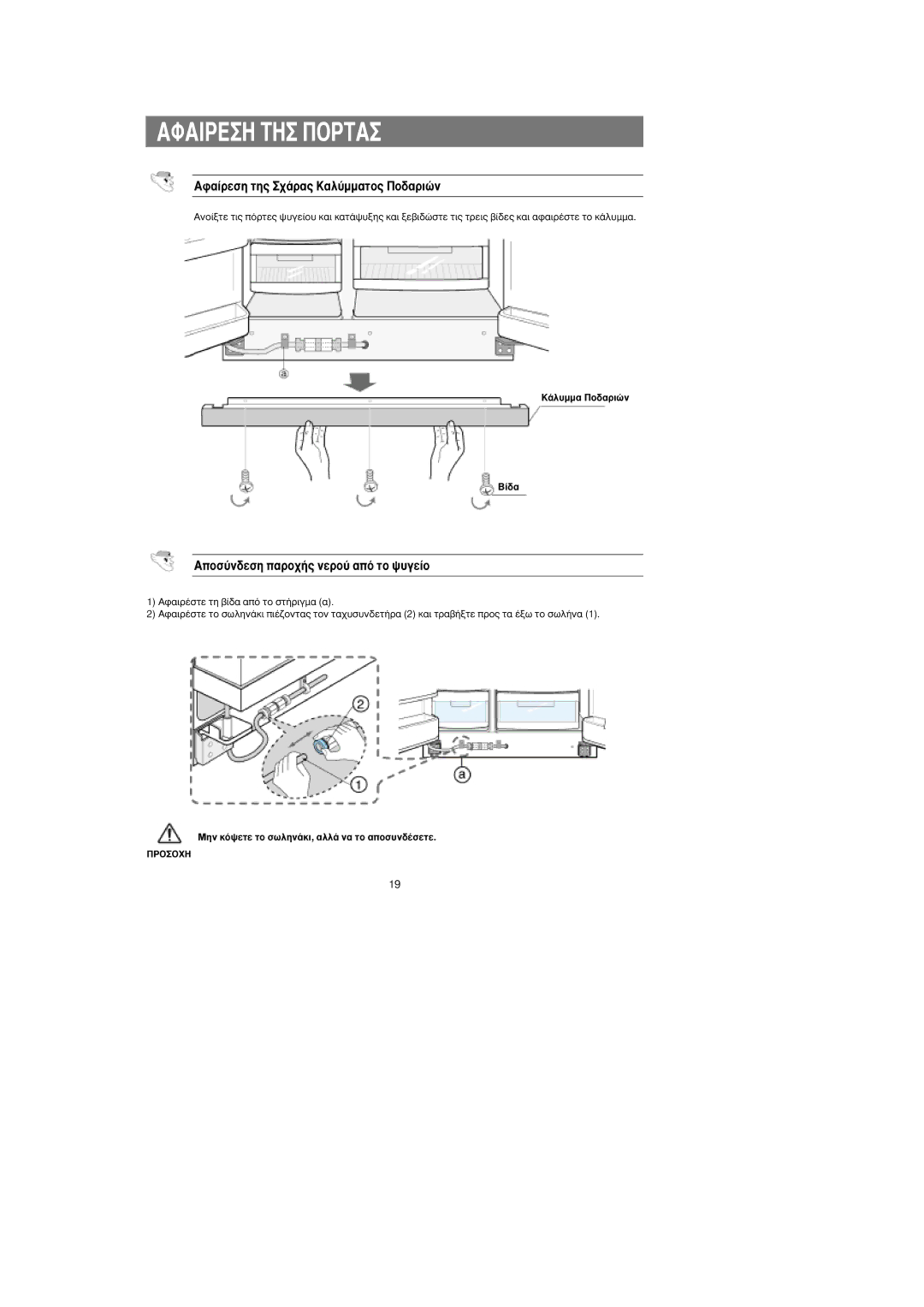 Samsung RS25FGNS1/EUR ∞º∞πƒ∂∏ ∆∏ ¶√ƒ∆∞, ∞Ê·›Úâûë Ùë˜ ¯¿Ú·˜ ·Ï‡Ìì·Ùô˜ ¶Ô‰·Úèòó, ∞ÔÛ‡Ó‰ÂÛË ·ÚÔ¯‹˜ ÓÂÚÔ‡ ·ﬁ ÙÔ „˘ÁÂ›Ô 