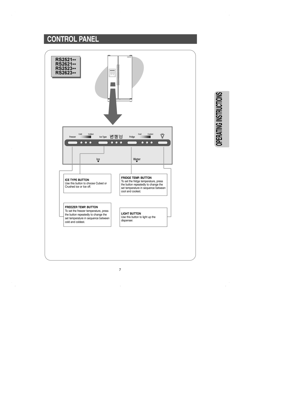 Samsung RS2531 installation instructions RS2521 RS2621 RS2523 RS2623 