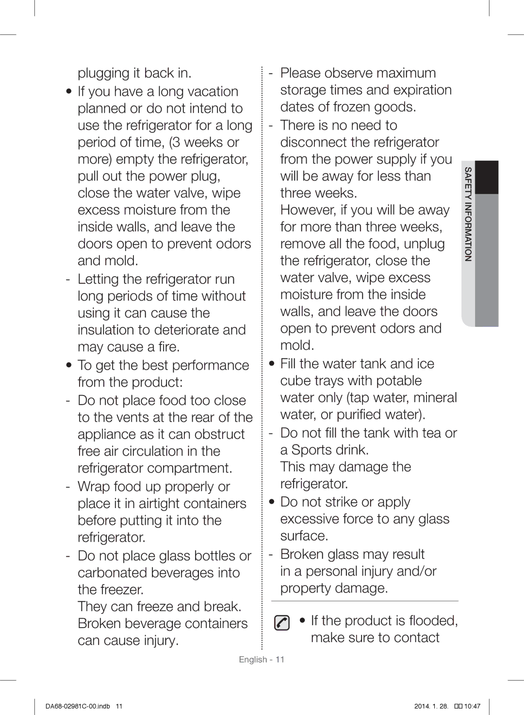 Samsung RS25H5223SL/ZA manual English 