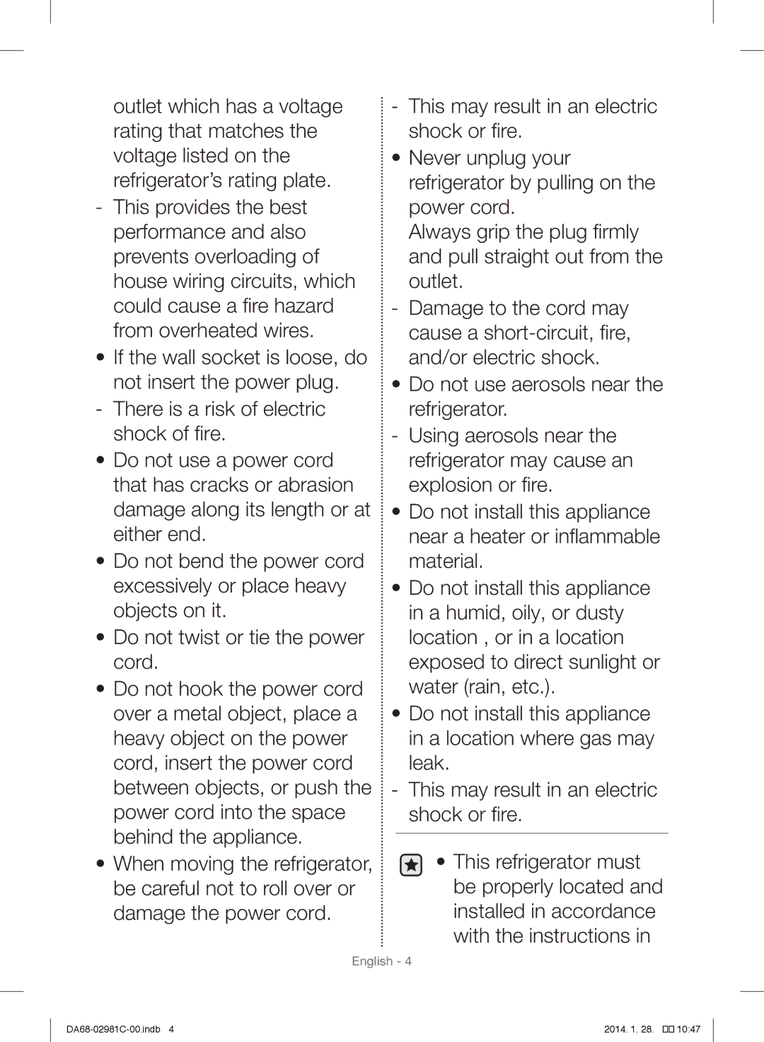 Samsung RS25H5223SL/ZA manual English 