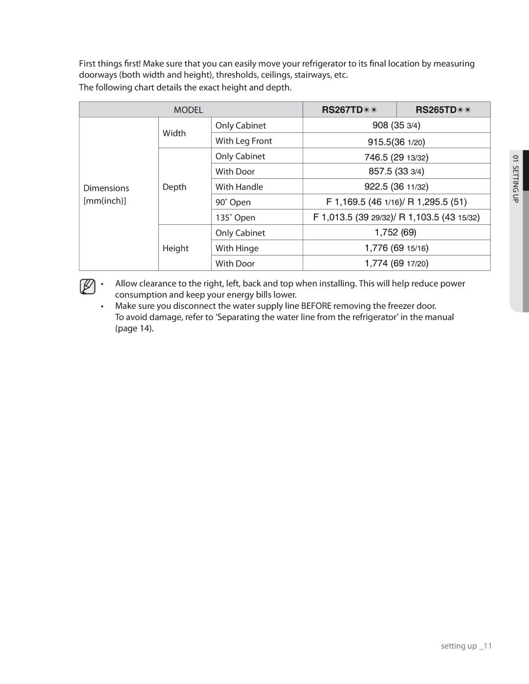 Samsung RS267TDRS user manual 752 