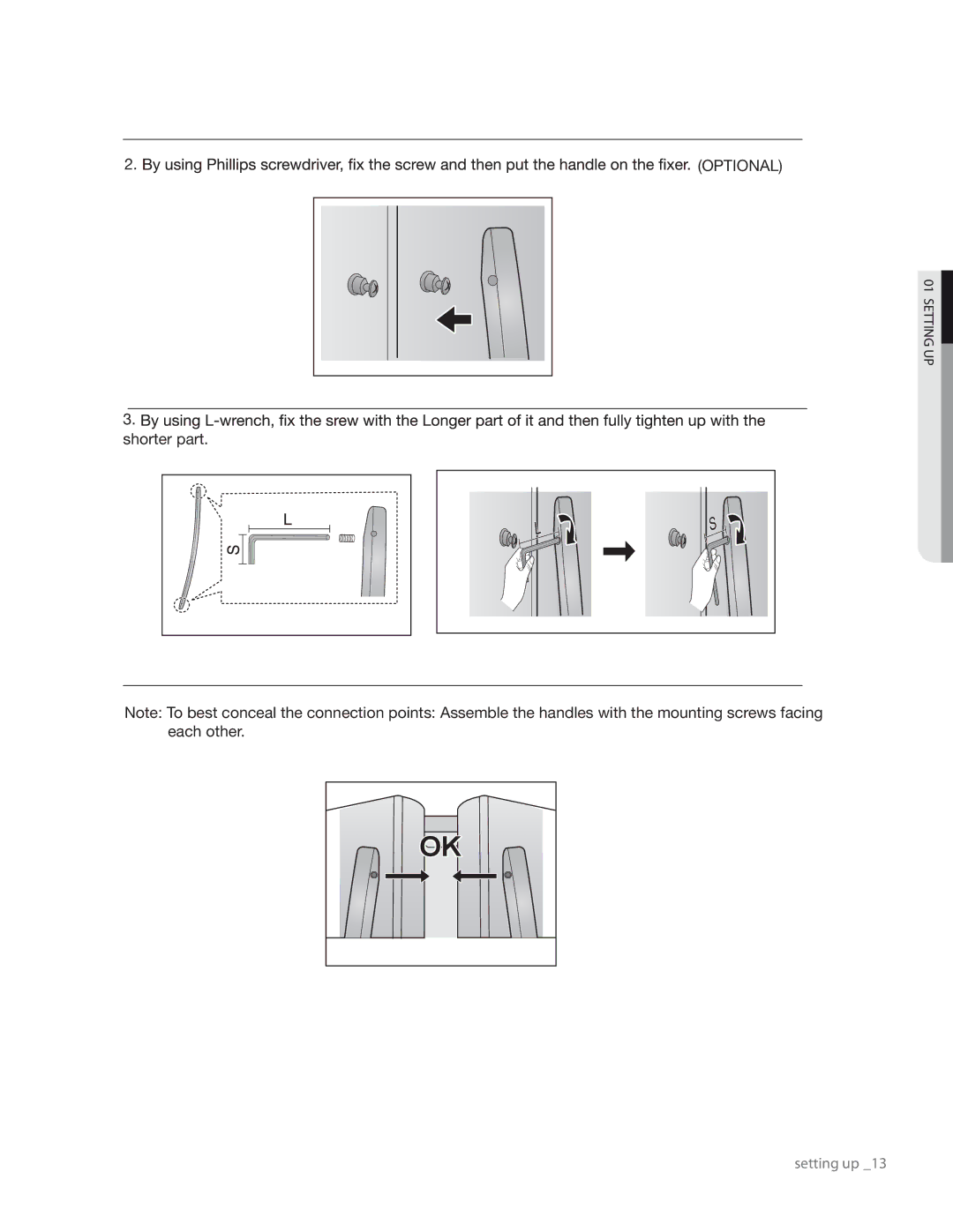 Samsung RS267TDRS user manual Optional 