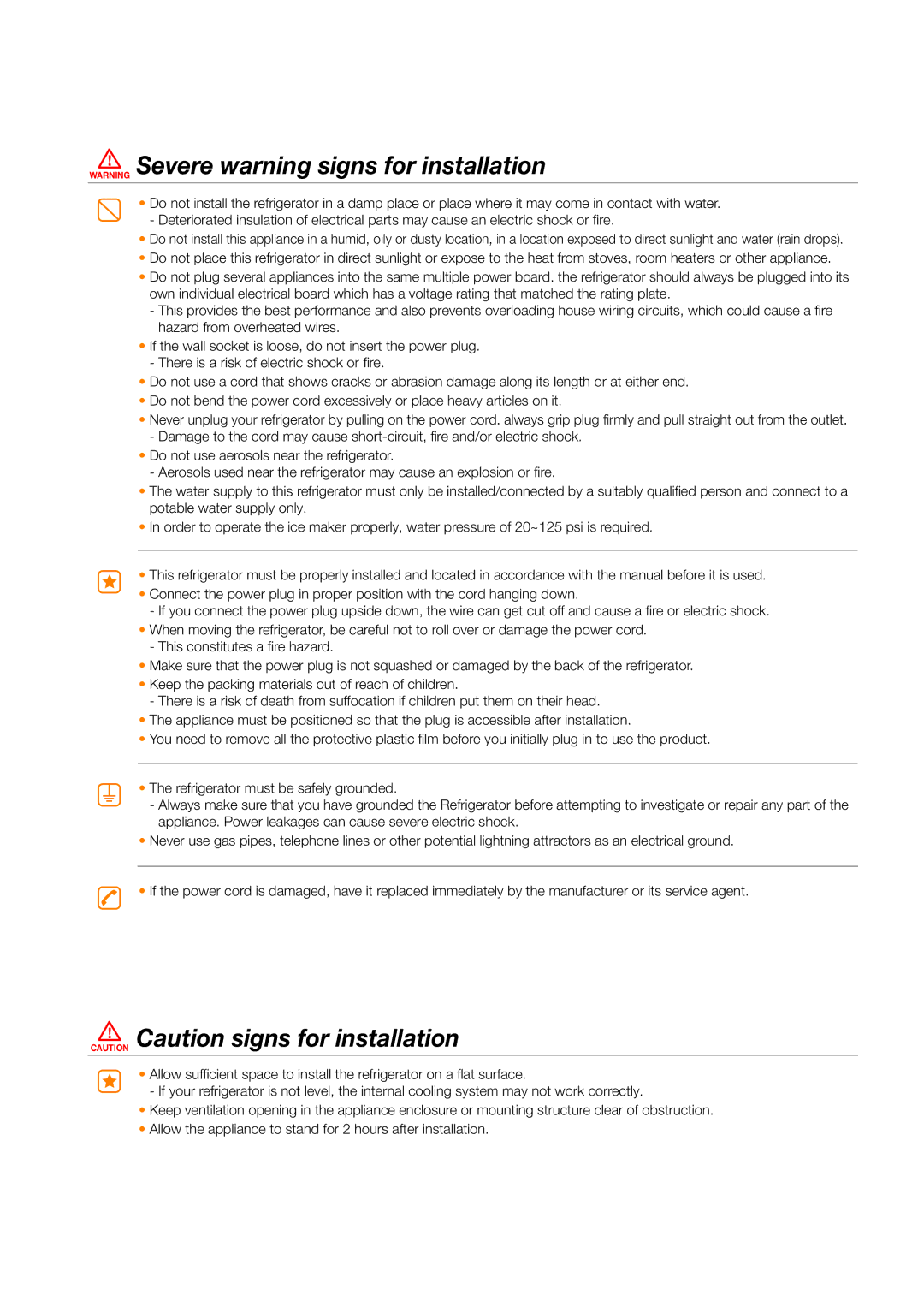 Samsung RS26TKAPN1/SML manual 