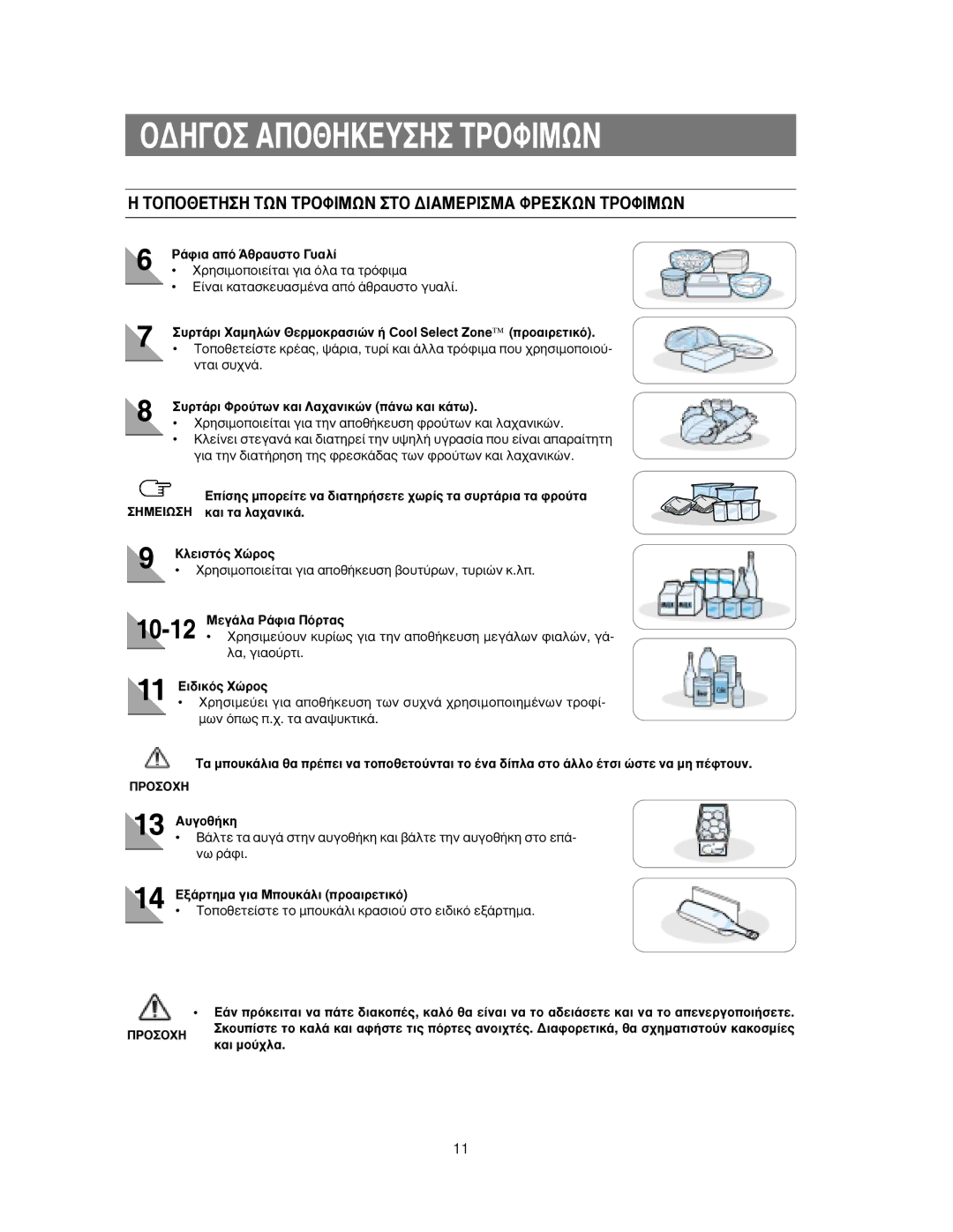 Samsung RS24KLAT1/SML, RS27KGRS1/EUR, RS24KANS1/EUR manual ∏ ∆√¶√£∂∆∏∏ ∆ø¡ ∆ƒ√ºπªø¡ ∆√ ¢π∞ª∂ƒπª∞ ºƒ∂ø¡ ∆ƒ√ºπªø¡, ¶Pooxh 