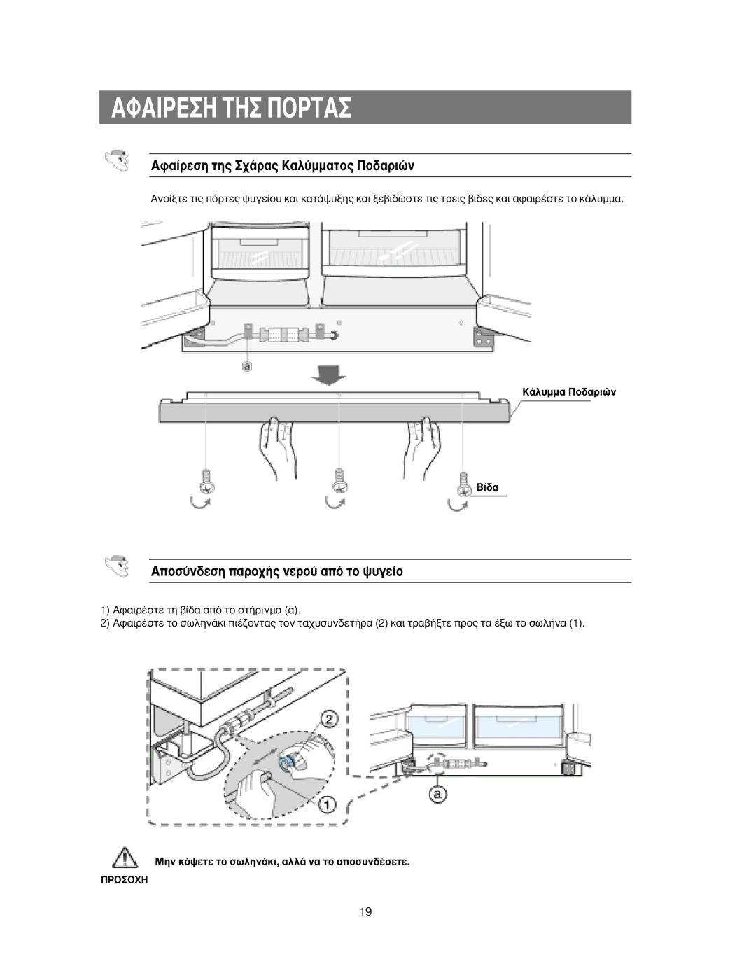 Samsung RS24KLAL1/EUR ∞º∞πƒ∂∏ ∆∏ ¶√ƒ∆∞, ∞Ê·›Úâûë Ùë˜ ¯¿Ú·˜ ·Ï‡Ìì·Ùô˜ ¶Ô‰·Úèòó, ∞ÔÛ‡Ó‰ÂÛË ·ÚÔ¯‹˜ ÓÂÚÔ‡ ·ﬁ ÙÔ „˘ÁÂ›Ô 