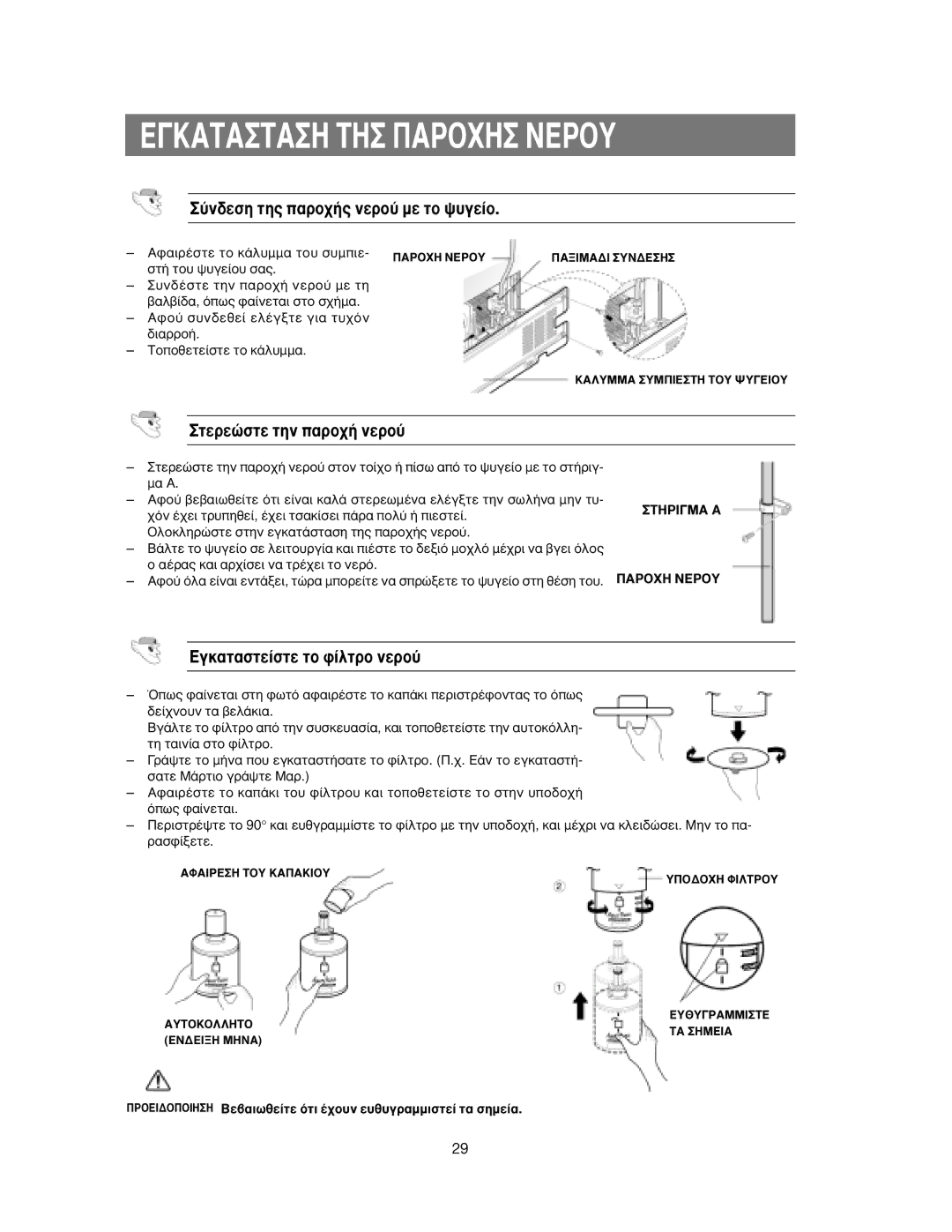 Samsung RS24KLAL1/EUR manual ‡Ó‰Âûë Ùë˜ ·Úô¯‹˜ Óâúô‡ Ìâ Ùô „˘Áâ›Ô, ∞Ê·Èú¤Ûùâ Ùô Î¿Ï˘Ìì· Ùô˘ Û˘Ìèâ, Ûù‹ Ùô˘ „˘Áâ›Ô˘ Û·˜ 