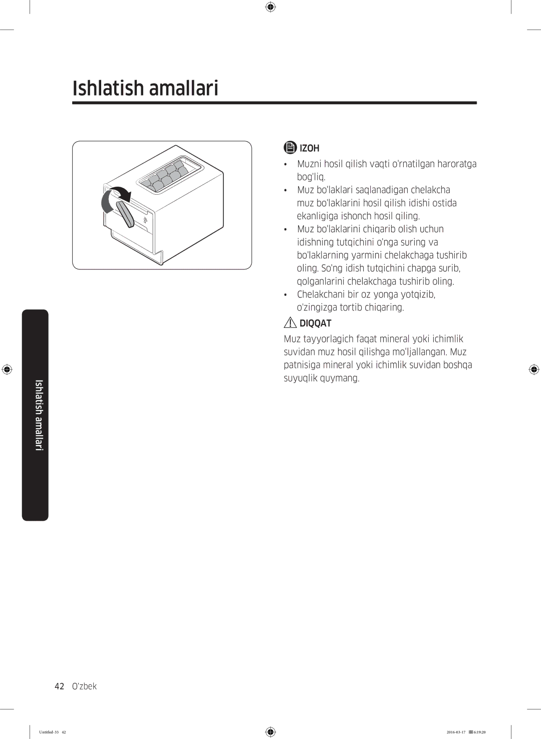 Samsung RS57K4000SA/WT, RS57K4000WW/WT manual Diqqat 