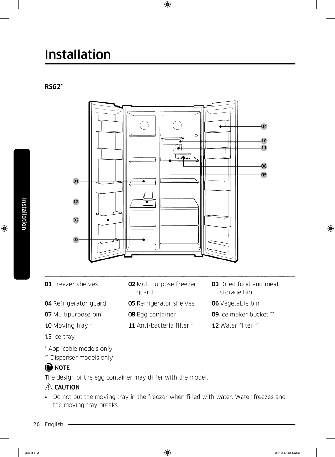 Samsung RS62K6227SL/ZA manual 