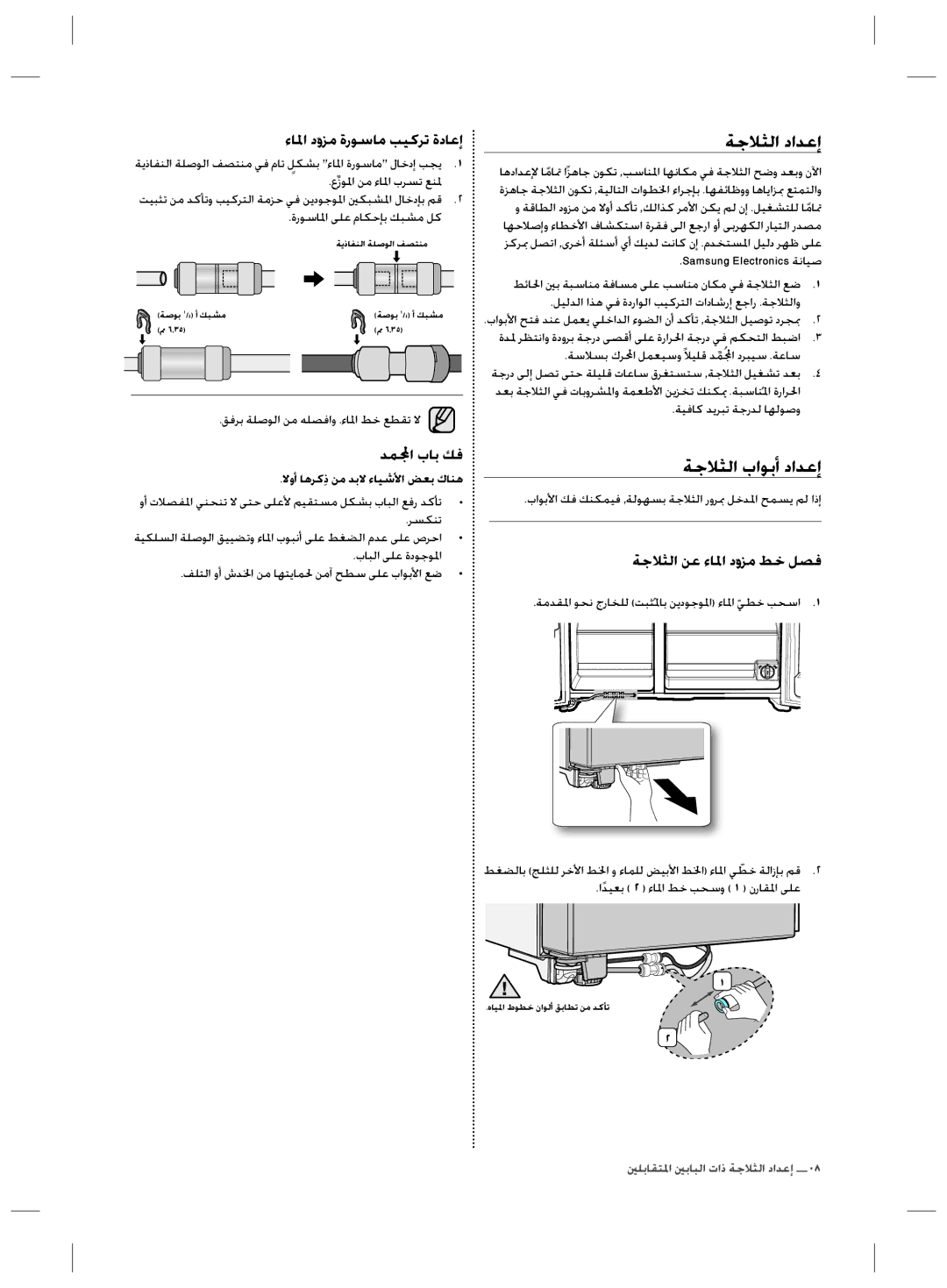 Samsung RS727CQRASL/SG, RS727CQRBSL/ZA manual ǊƵƣȚ țƾŮ Ǚź, ǀűǾƅŽȚ ǜŸ ȔƾƓȚ Ȣȿȶǎž Ǔų ǚƫź, ȠƴŮƾƲƄƓȚ ƞŮƾƃŽȚ ȝȚȣ ǀűǾƅŽȚ ȢȚǋŸȘ ȇȏ 