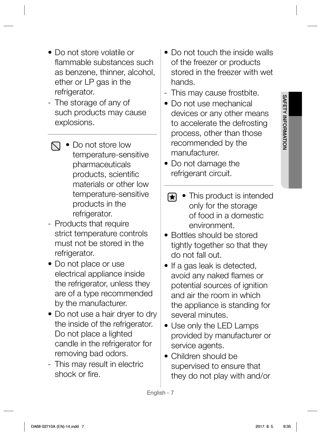 Samsung RS7557BHCSP/EF manual English 