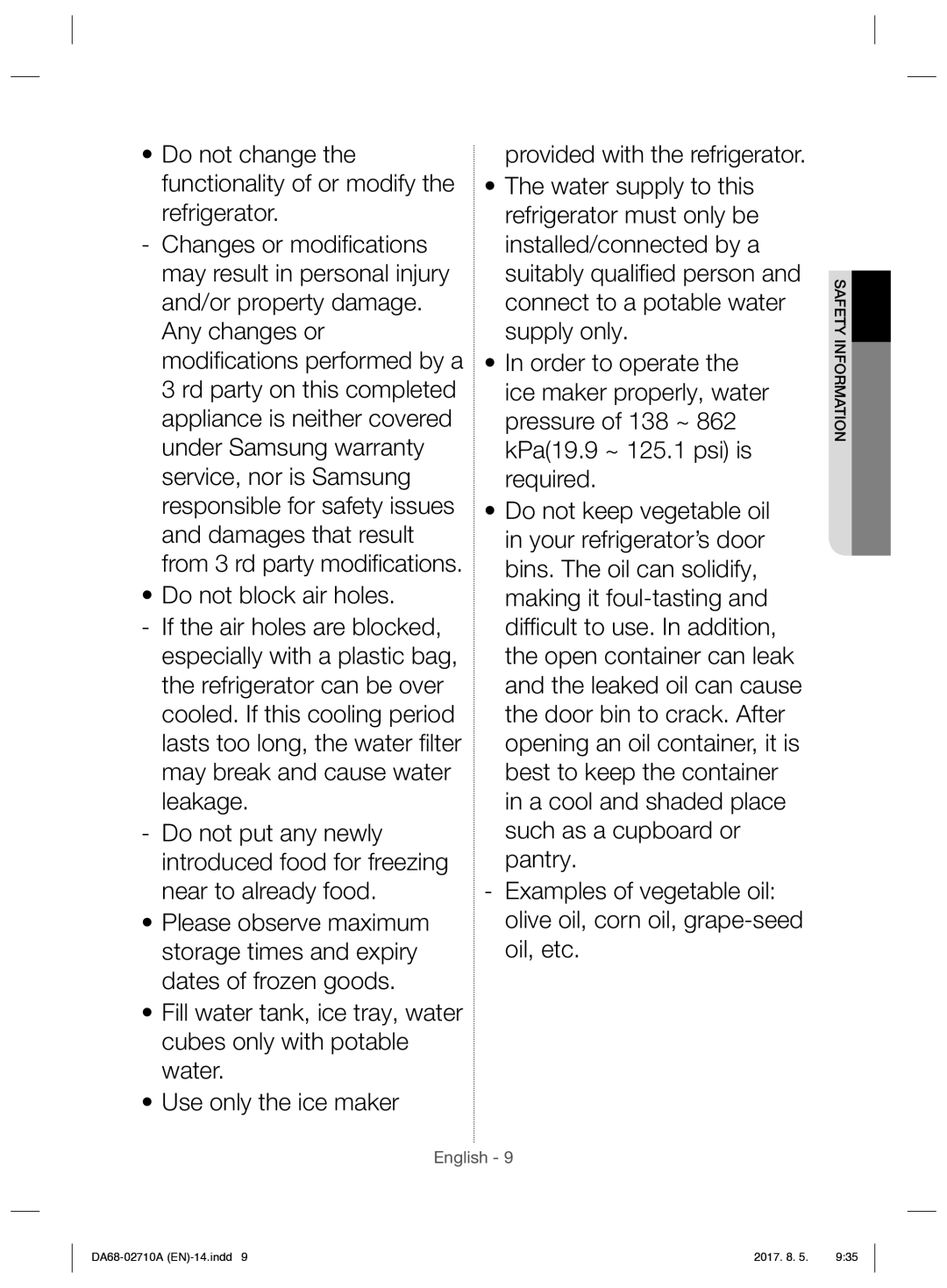 Samsung RS7557BHCSP/EF manual English 