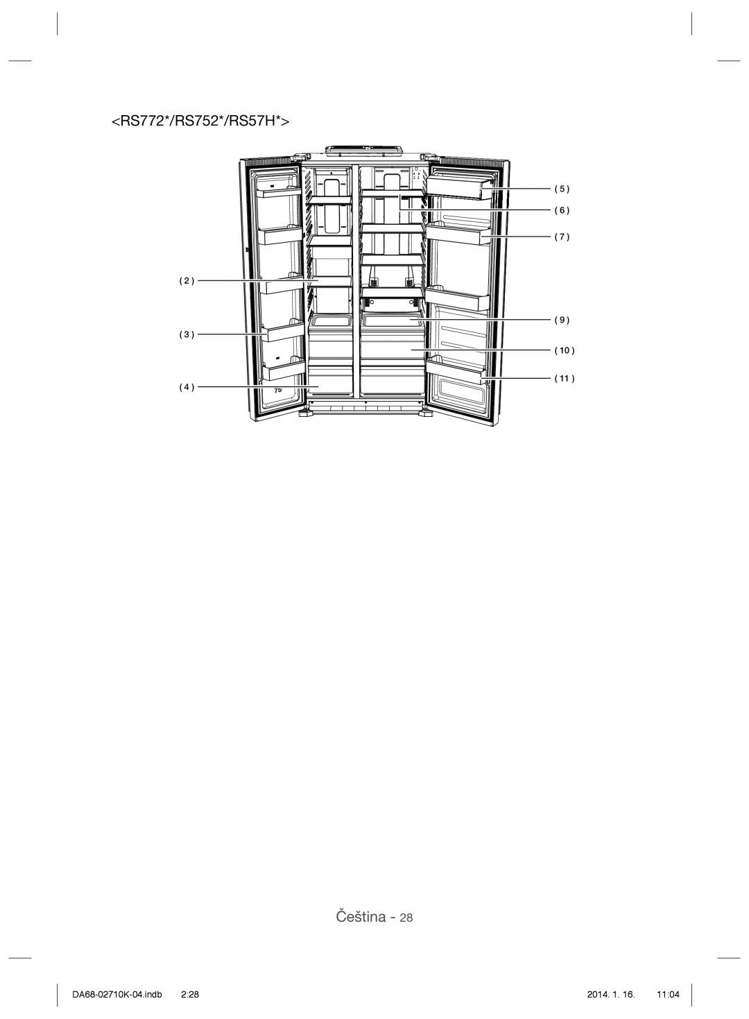 Samsung RS7677FHCSL/EF, RS7578THCSR/EF, RS7568BHCSP/EF, RS7528THCSL/EF, RS7577THCSL/EF, RS7527THCSL/EF RS772*/RS752*/RS57H 