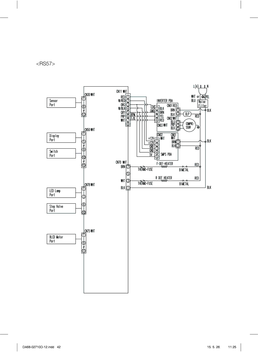 Samsung RS7667FHCSP/EF, RS7778FHCSL/EG, RS54HDRPBSL/EF, RS7578THCSL/EG, RS7568BHCSP/EF, RS7528THCSL/EF, RS7677FHCSL/EF RS57 