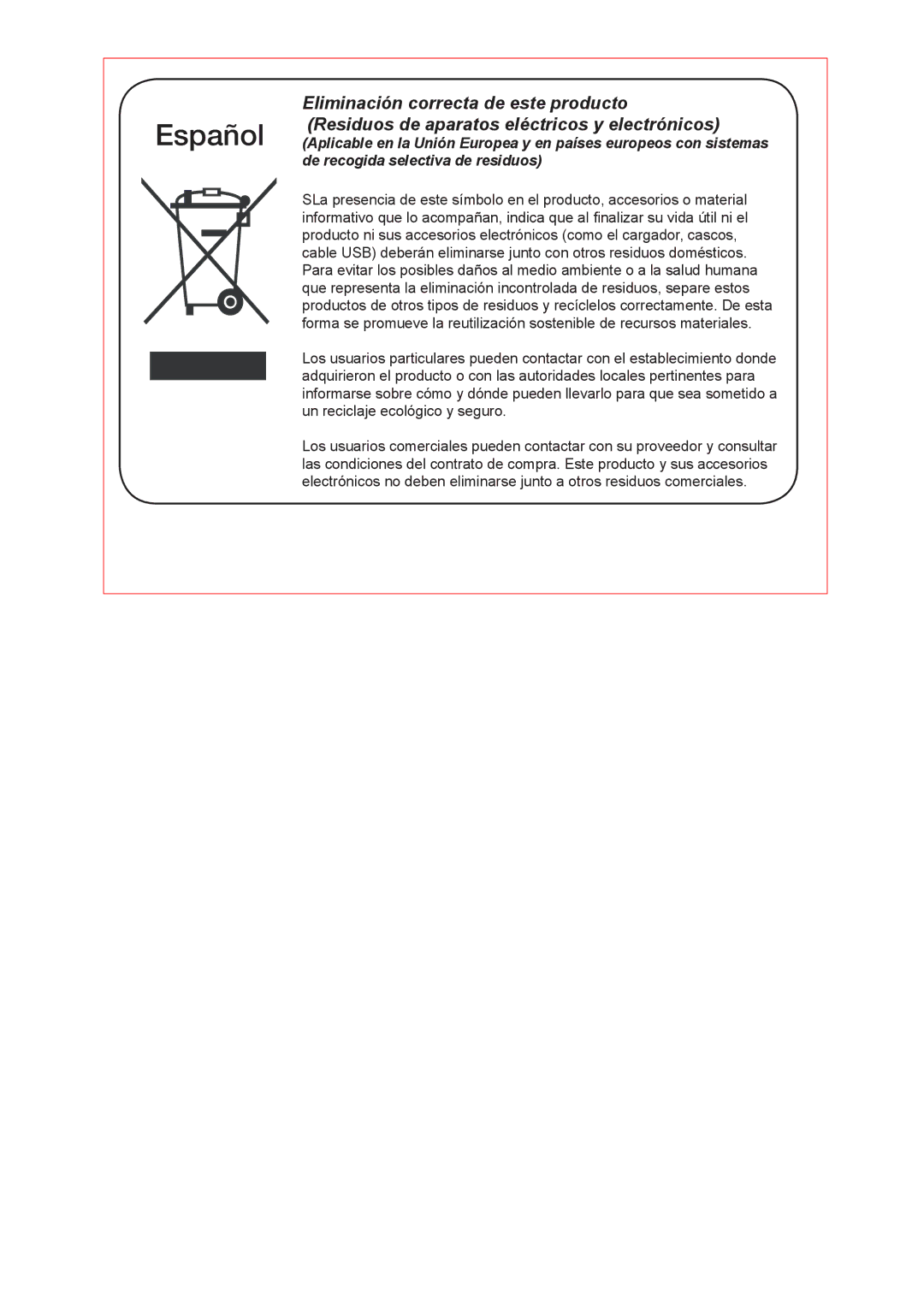 Samsung RSA1DTPE1/XES, RSA1NTPE1/XES, RSA1DTWP1/XES, RSA1SHWP1/XES manual Español 