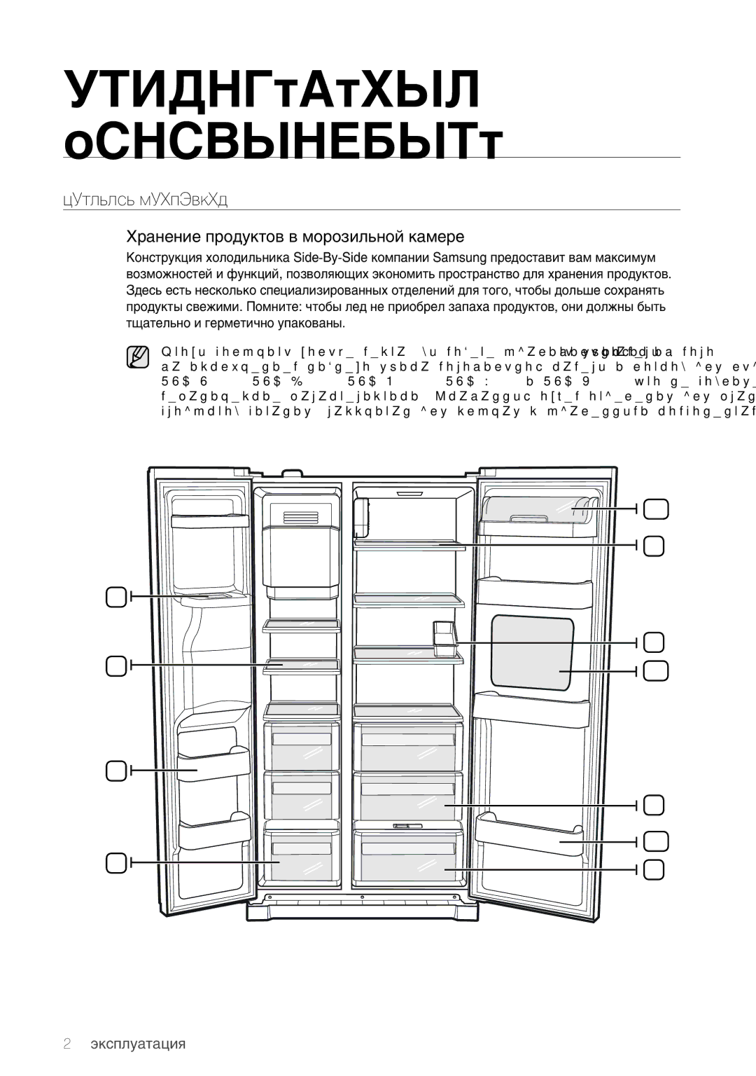 Samsung RSA1NHVB1/BWT, RSA1SHVB1/BWT, RSA1STWP1/BWT manual Хранение Продуктов, Хранение продуктов в морозильной камере 