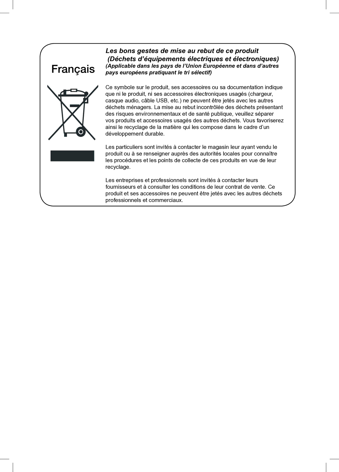 Samsung RSA1WTPE1/XEF manual Français 