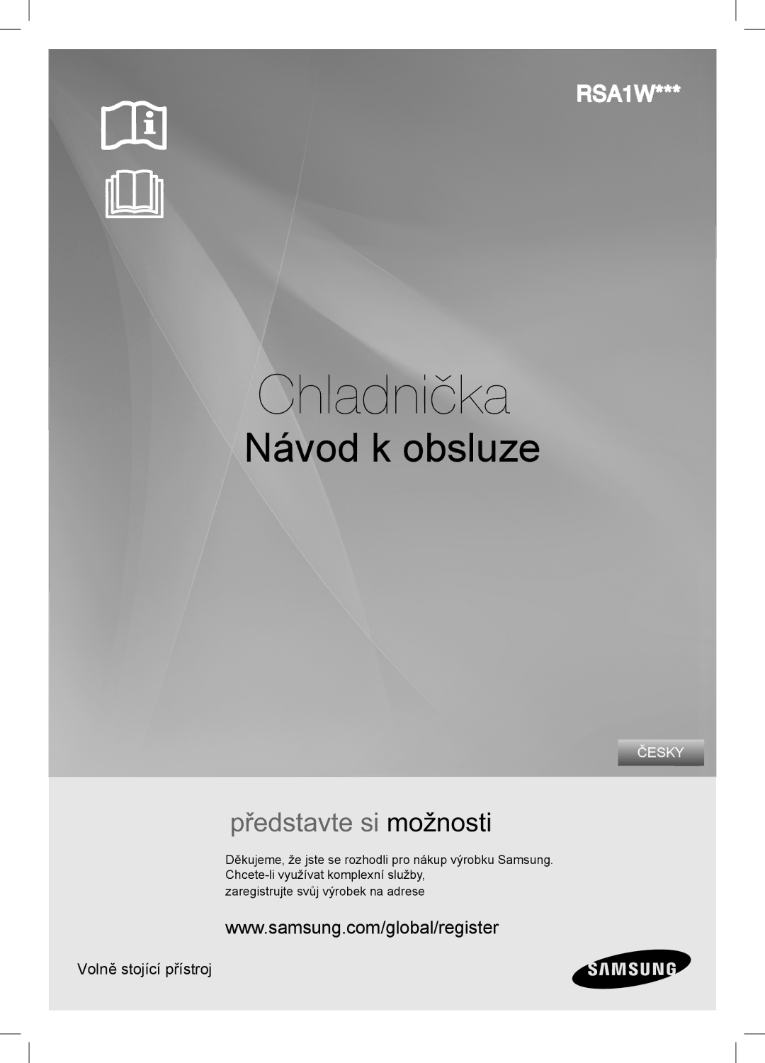 Samsung RSA1WTVG1/XEO manual Chladnička 