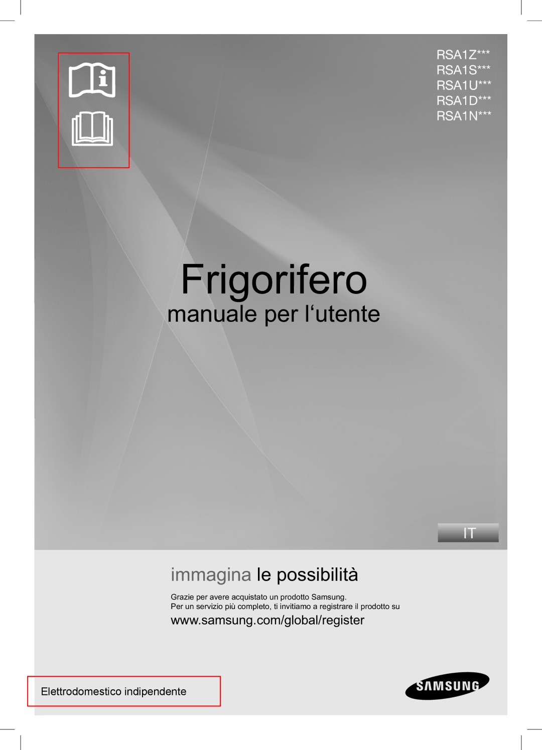 Samsung RSA1UTTS1/XES, RSA1ZTTS1/XES, RSA1STTS1/XES manual Frigorifero 