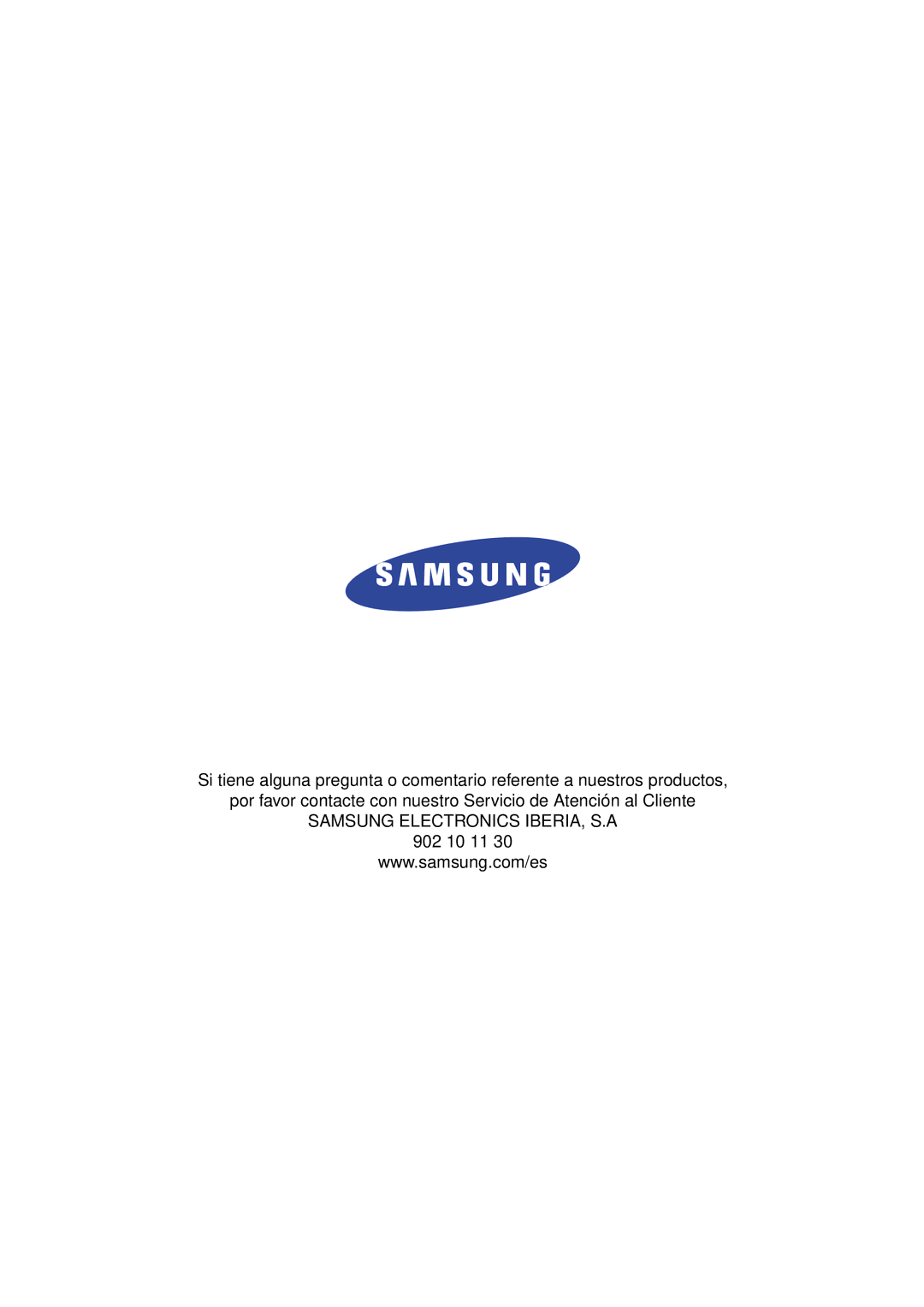 Samsung RSE8JPUS1/XES, RSE8JPPS1/XES, RSE8KPUS1/XES, RSE8KPPS1/XES, RSE8DPUS1/XES manual Samsung Electronics IBERIA, S.A 