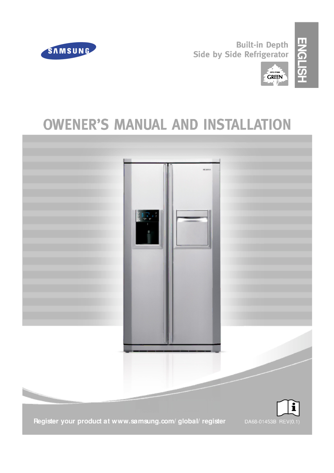 Samsung RSE8T, RSE8K, RSE8V, RSE8D, RSE8J, DA68-01453B manual OWENER’S Manual and Installation 