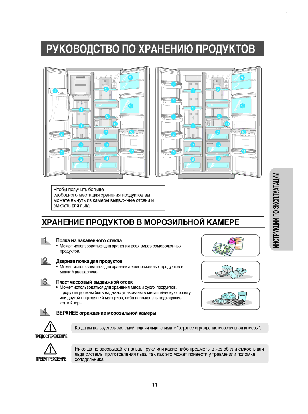 Samsung RSE8KPCW1/BWT, RSE8KPPS1/XEG manual ÊìäéÇéÑëíÇé èé ïêÄçÖçàû èêéÑìäíéÇ, ÏêÄçÖçàÖ èêéÑìäíéÇ Ç åéêéáàãúçéâ äÄåÖêÖ 