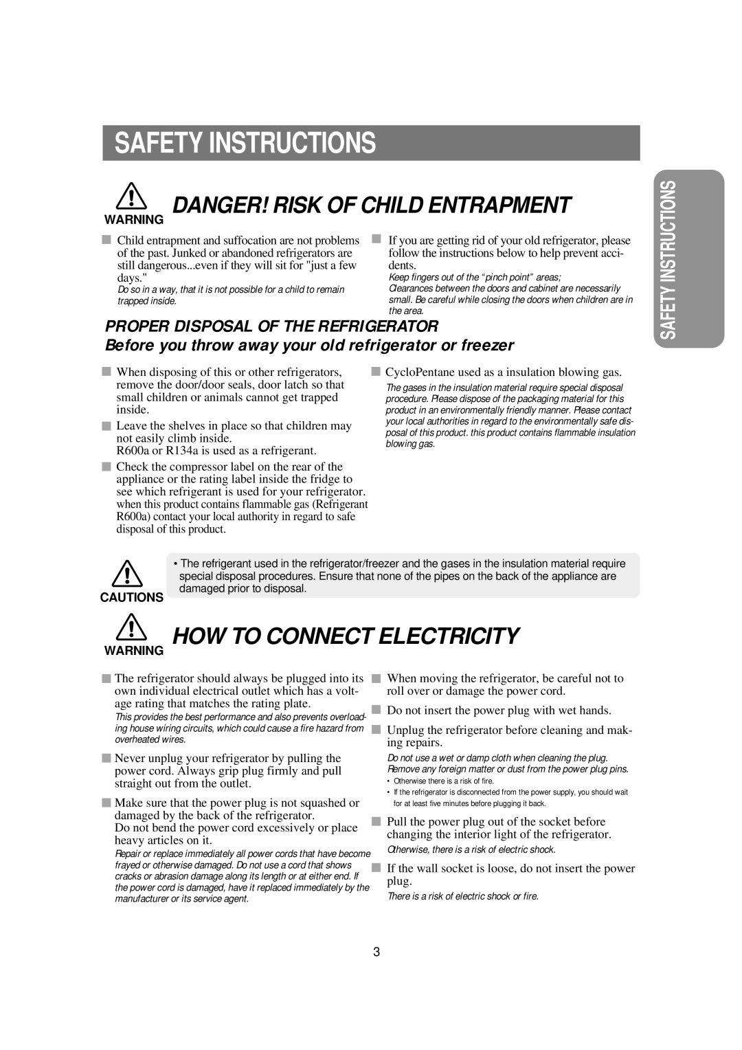 Samsung RSE8KPPS1/XEH, RSE8KPUS2/XEK, RSE8VPUS1/XET, RSE8KPUS1/XEH, RSE8KPUS1/BUL, RSE8DPPS1/XEH HOW to Connect Electricity 