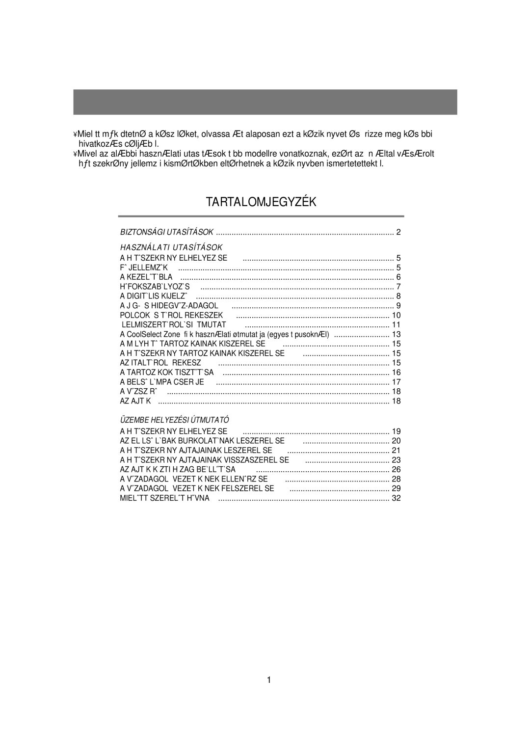 Samsung RSE8KPPS1/XEH, RSE8VPUS1/XET, RSE8KPUS1/XEH, RSE8DPPS1/XEH, RSE8KPUS1/XEO manual Tartalomjegyzék 