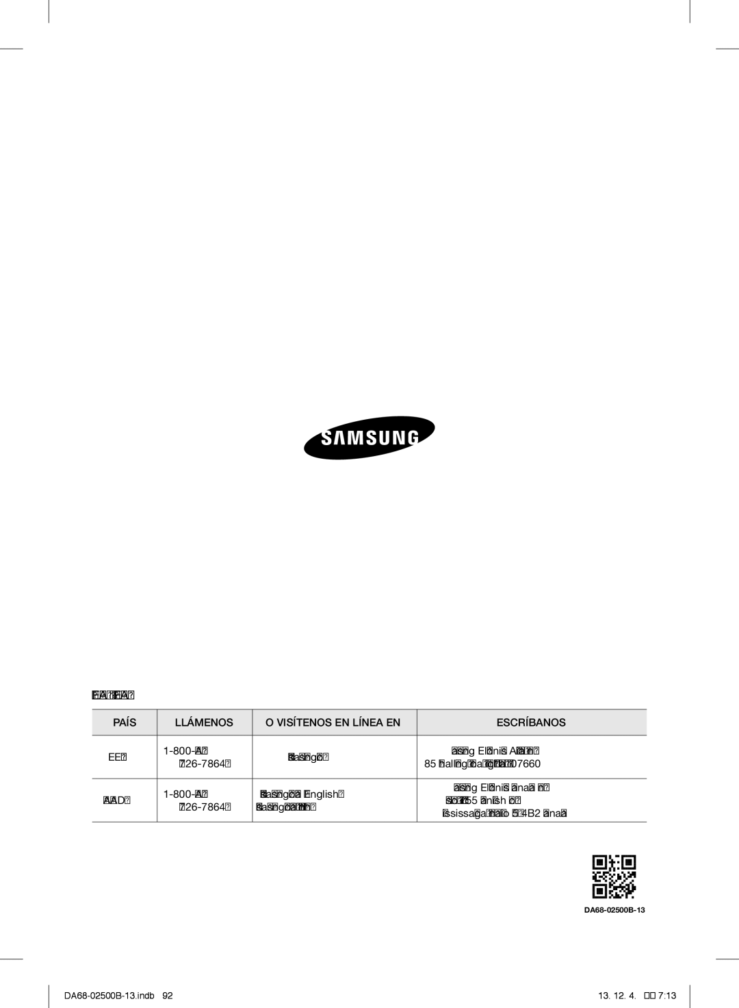 Samsung RSG309AARS/XAA manual ¿Preguntas O Comentarios? 