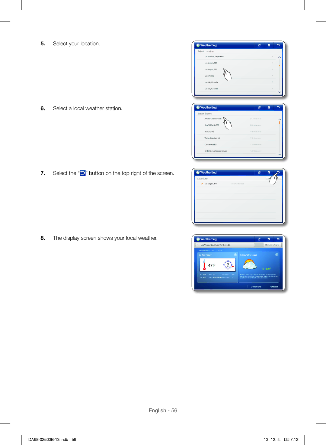 Samsung RSG309AARS/XAA manual English 