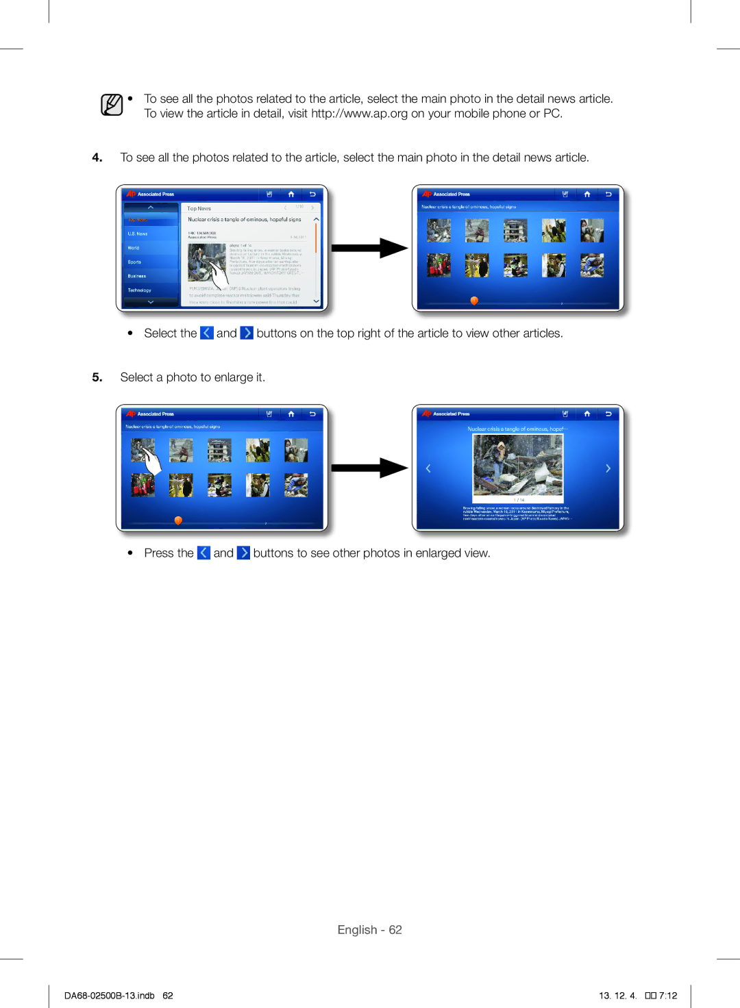 Samsung RSG309AARS/XAA manual English 