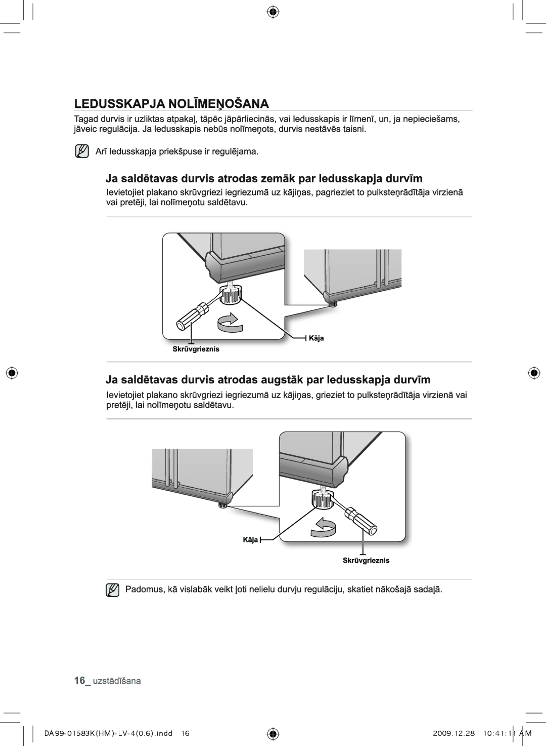 Samsung RSH1FTPE1/BWT, RSH1FTRS1/BWT, RSH1FTIS1/BWT, RSH1FTBP1/BWT manual DA99-01583KHM-LV-40.6.indd 2009.12.28 104111 AM 