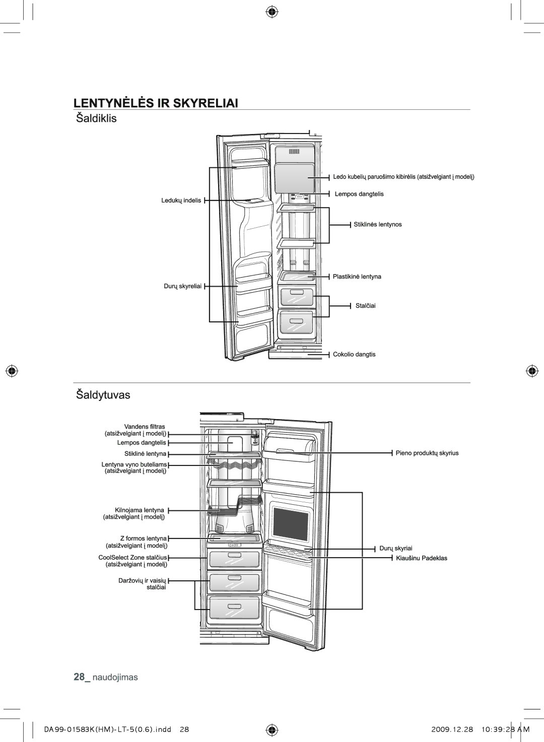 Samsung RSH1FTIS1/BWT, RSH1FTRS1/BWT, RSH1FTBP1/BWT, RS21HNTRS1/BWT manual DA99-01583KHM-LT-50.6.indd 2009.12.28 103928 AM 