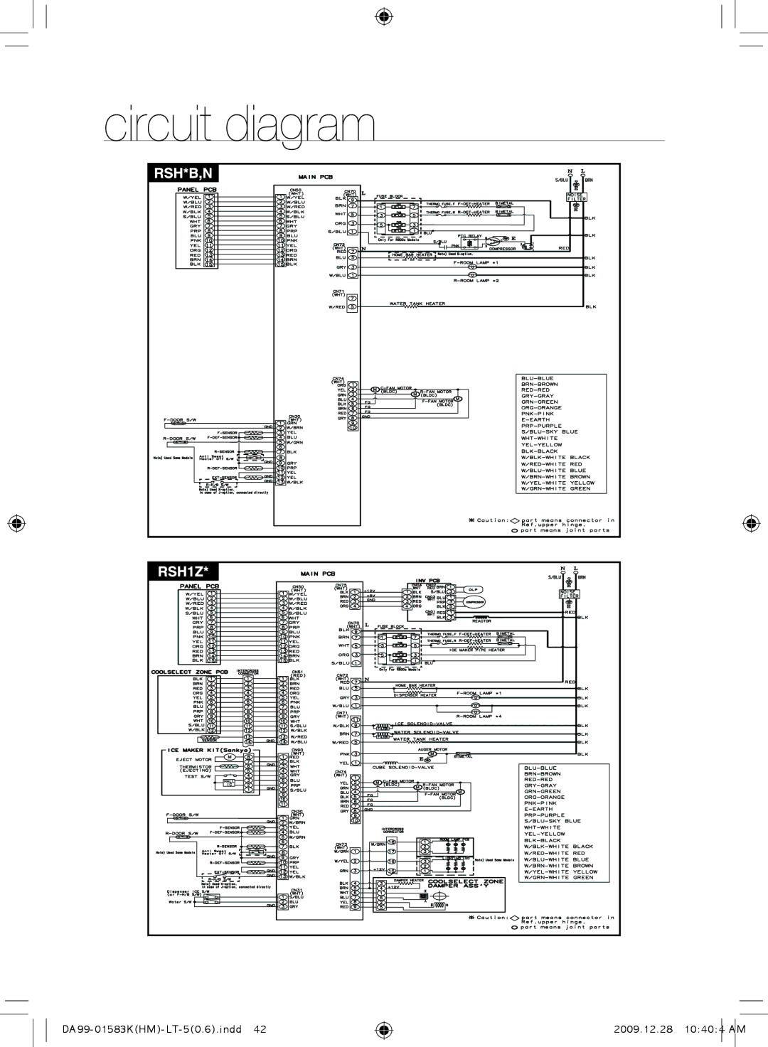 Samsung RSH1FTRS1/BWT, RSH1FTIS1/BWT, RSH1FTBP1/BWT, RS21HNTRS1/BWT manual DA99-01583KHM-LT-50.6.indd 2009.12.28 10404 AM 