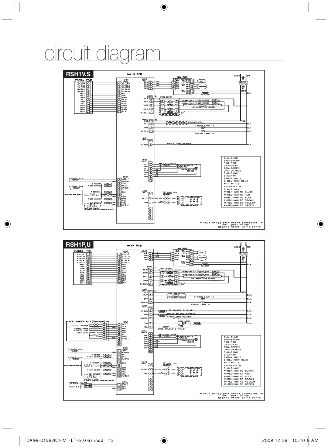 Samsung RSH1FTIS1/BWT, RSH1FTRS1/BWT, RSH1FTBP1/BWT, RS21HNTRS1/BWT manual DA99-01583KHM-LT-50.6.indd 2009.12.28 10406 AM 