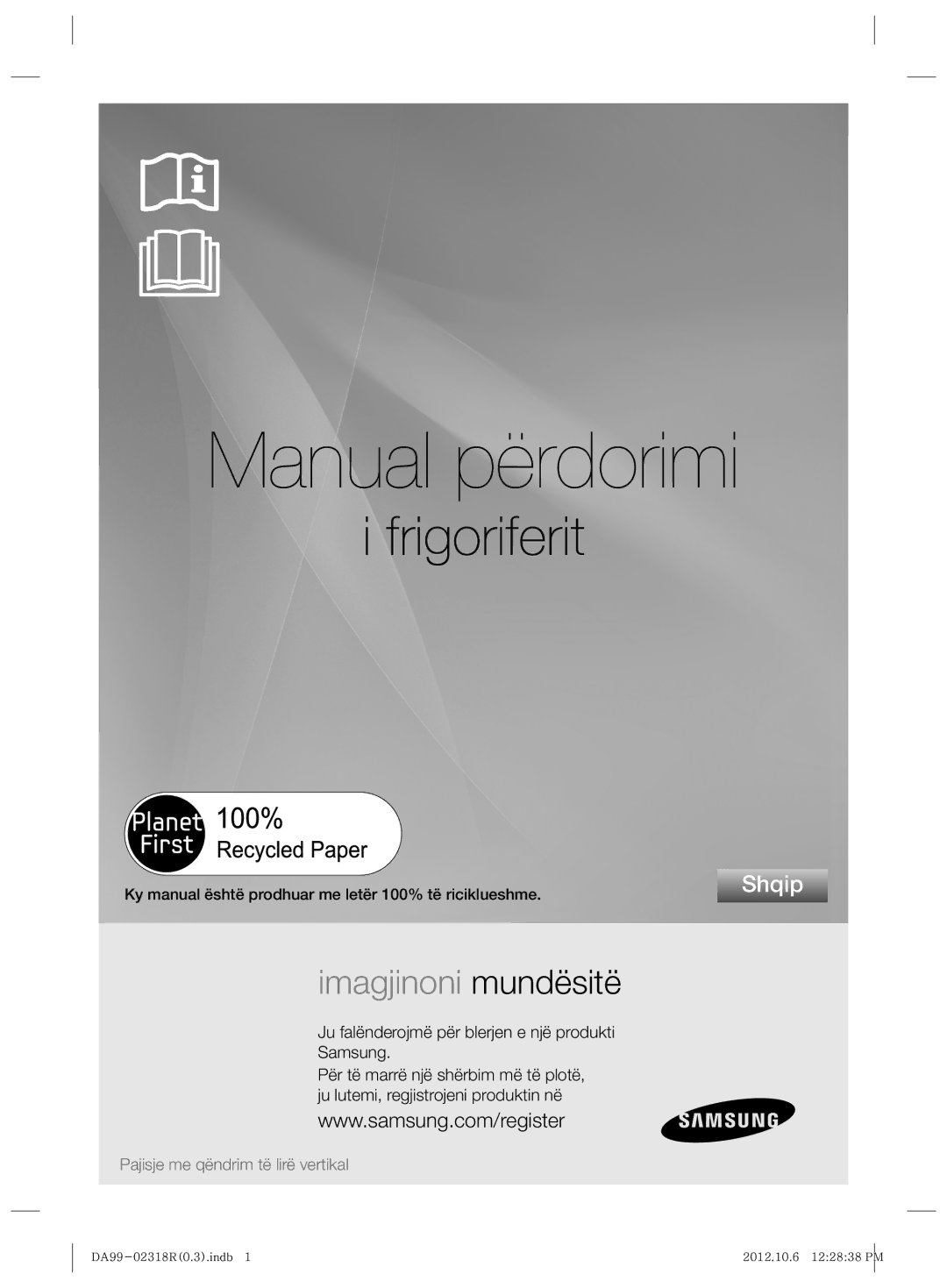 Samsung RSH5PTTS1/EUR, RSH5PTPN1/EUR manual Manual përdorimi 