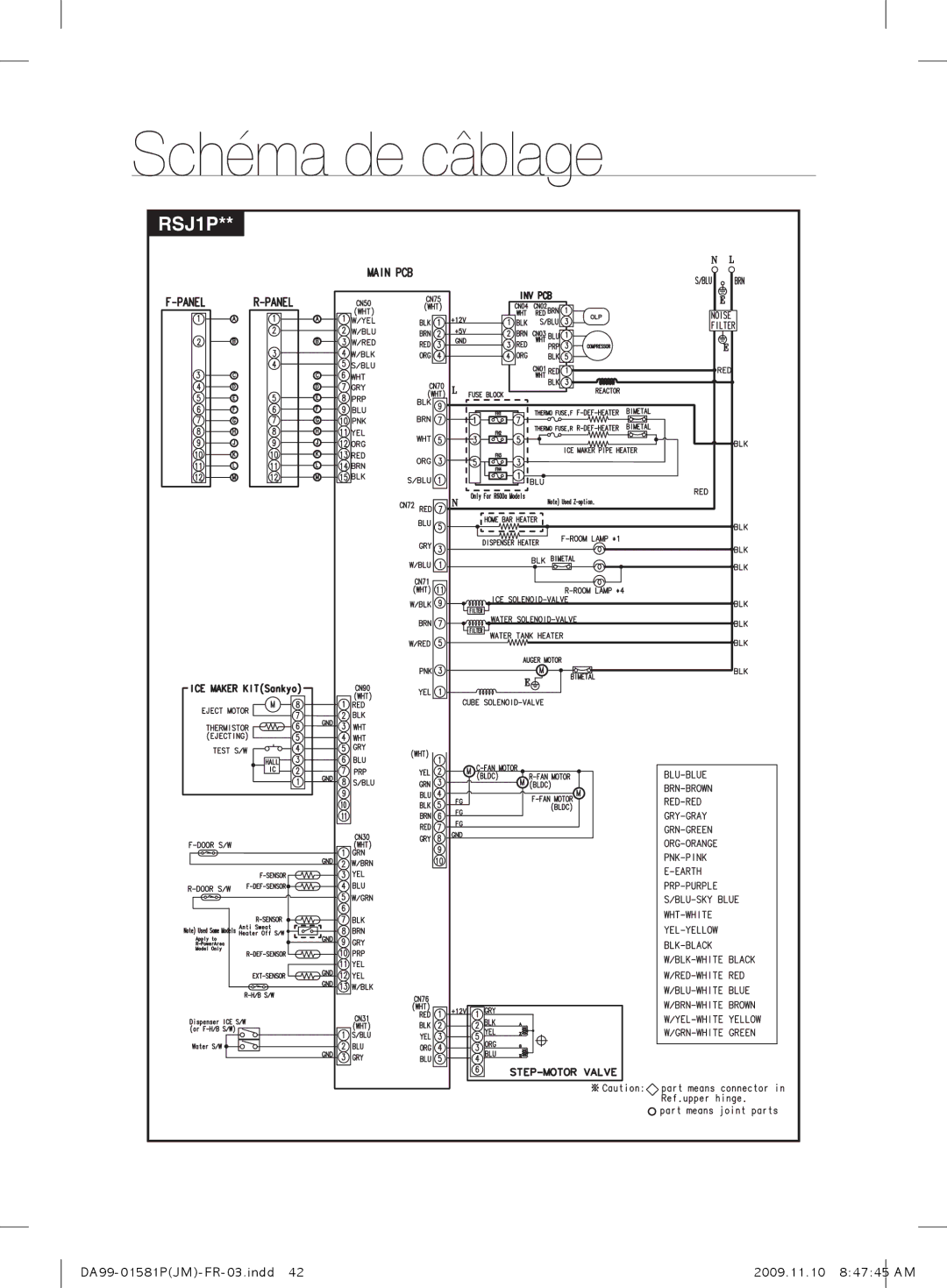 Samsung RSJ1KUPS1/XEF, RSJ1KEMH1/XEF, RSJ1FESV1/XEF, RSJ1FEBP1/XEF manual RSJ1P 